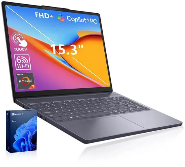 Lenovo IdeaPad Slim 3 15.3 in FHD+ Touch Latest Gen Ryzen 7 170 Ryzen 7 7730U