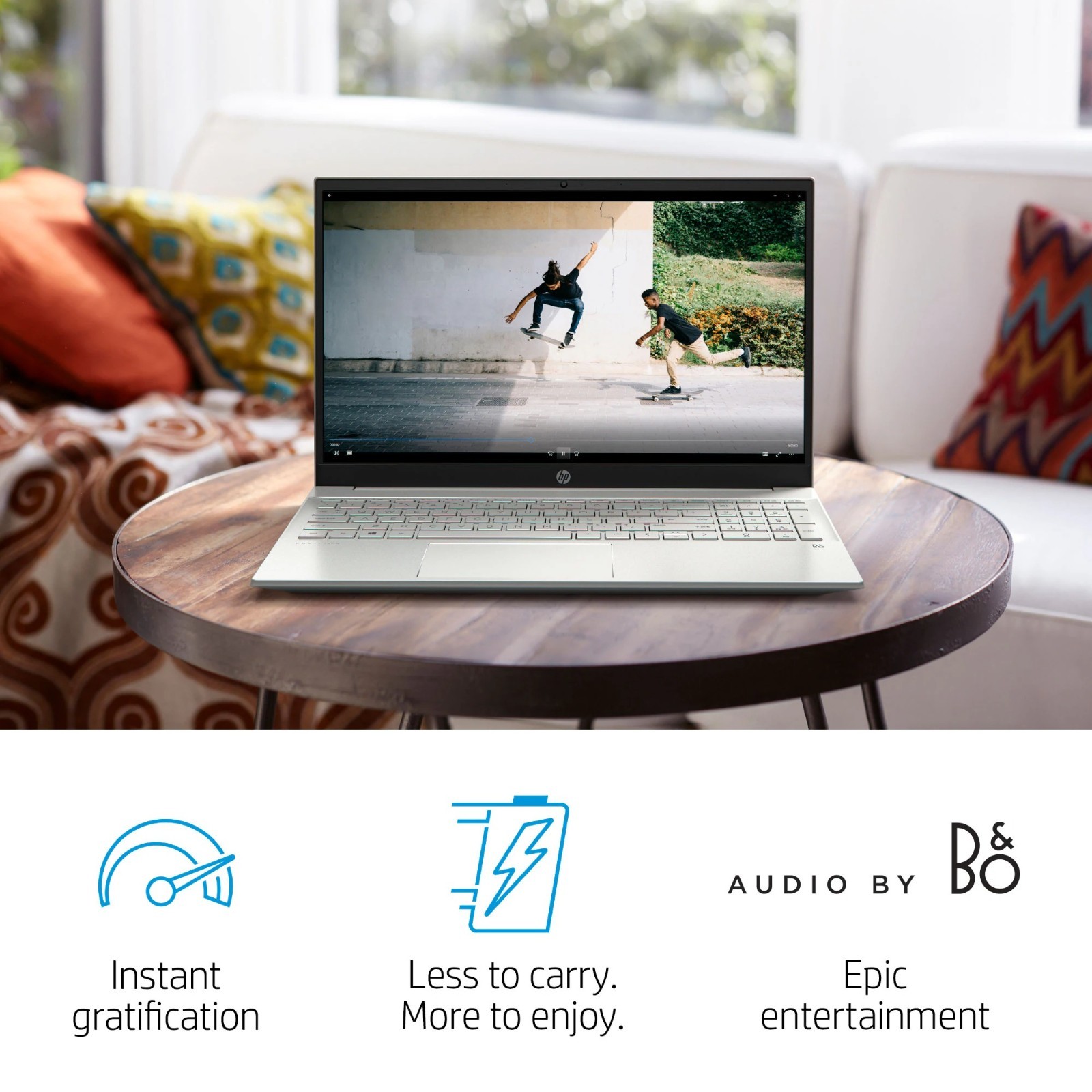 HP Pavilion Laptop 15.6″ Ryzen 7 12GB RAM & 256GB SSD Touch Backlit Office 2024