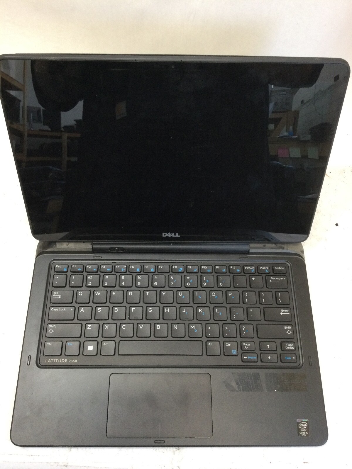 DELL LATITUDE 7350 = INTEL CORE M VPRO – 16GB RAM – FOR PARTS – READ DESCRIP -BB