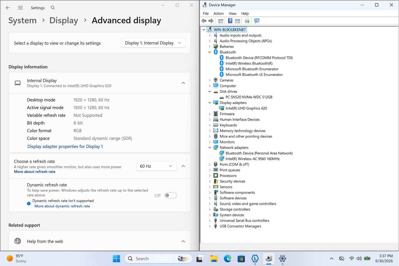 Dell Latitude 7200 2-in-1 12″ FHD+ Touch I7-8665U 512GB SSD 16GB W11 Webcam