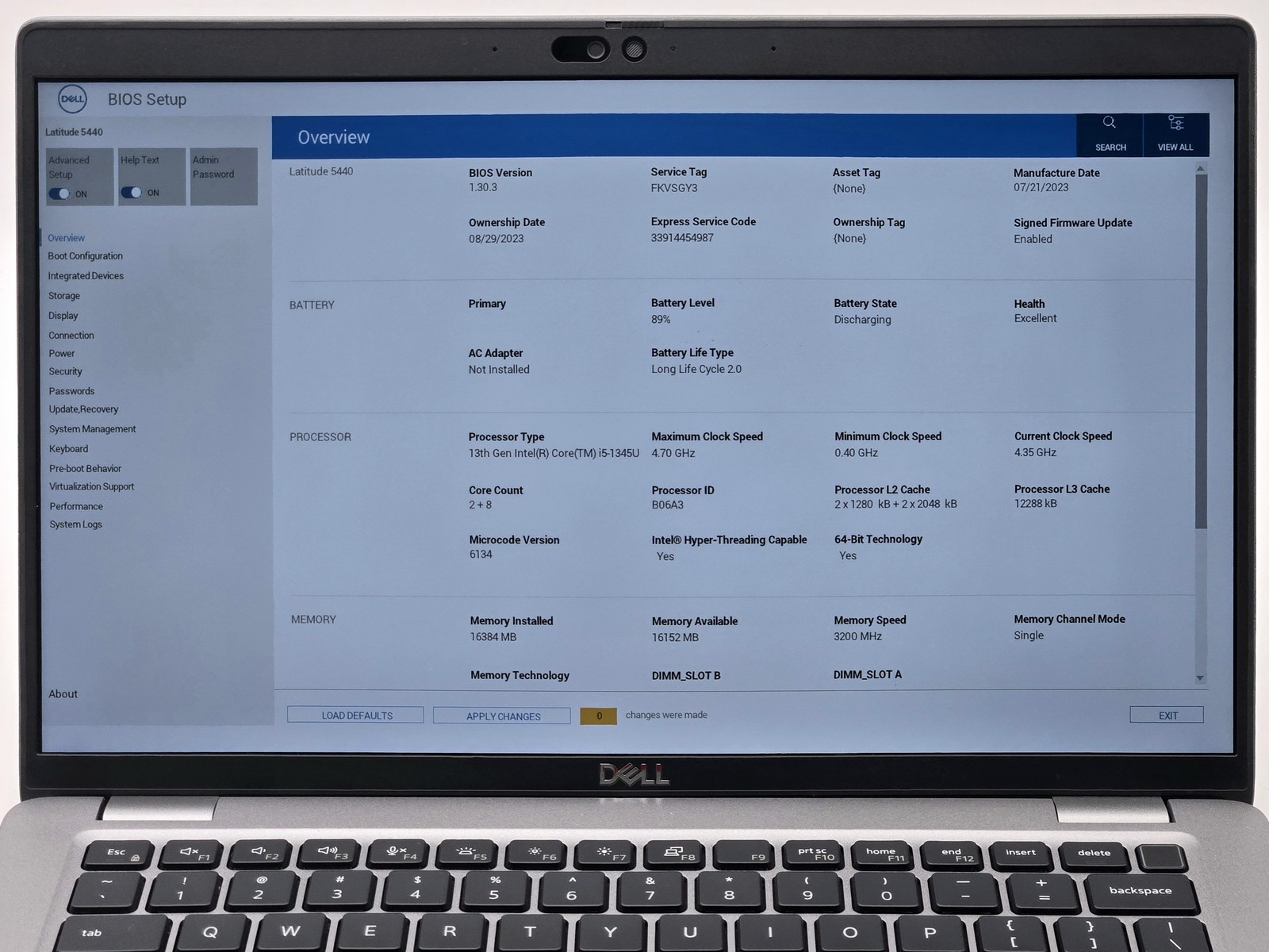 Dell Latitude 5440 14 Core i5-1345U 16GB 512GB SSD W11P Grade D