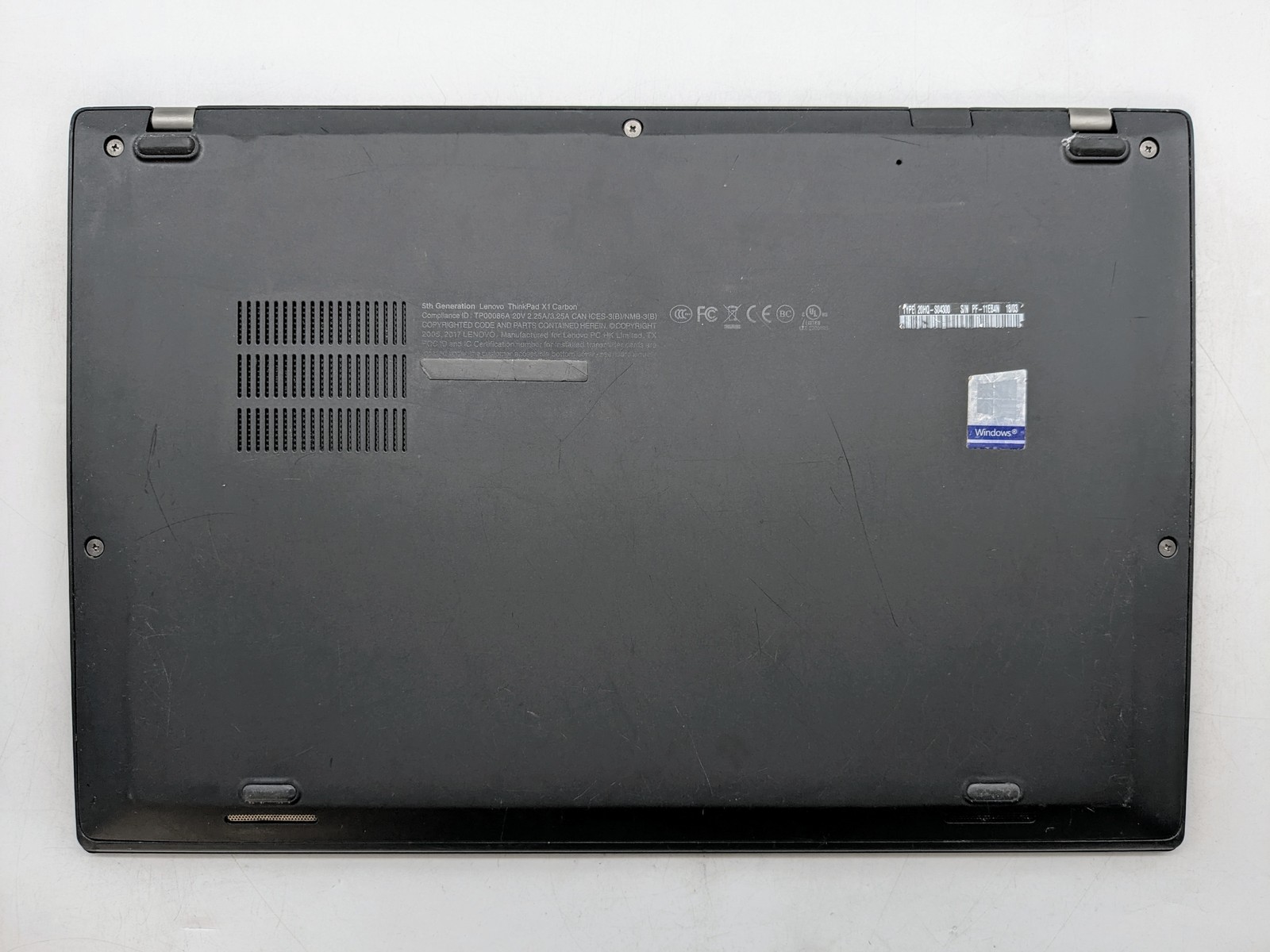 Lenovo ThinkPad X1 Carbon 5th Gen 14″ FHD I7-7600U 16GB Motherboard *READ*