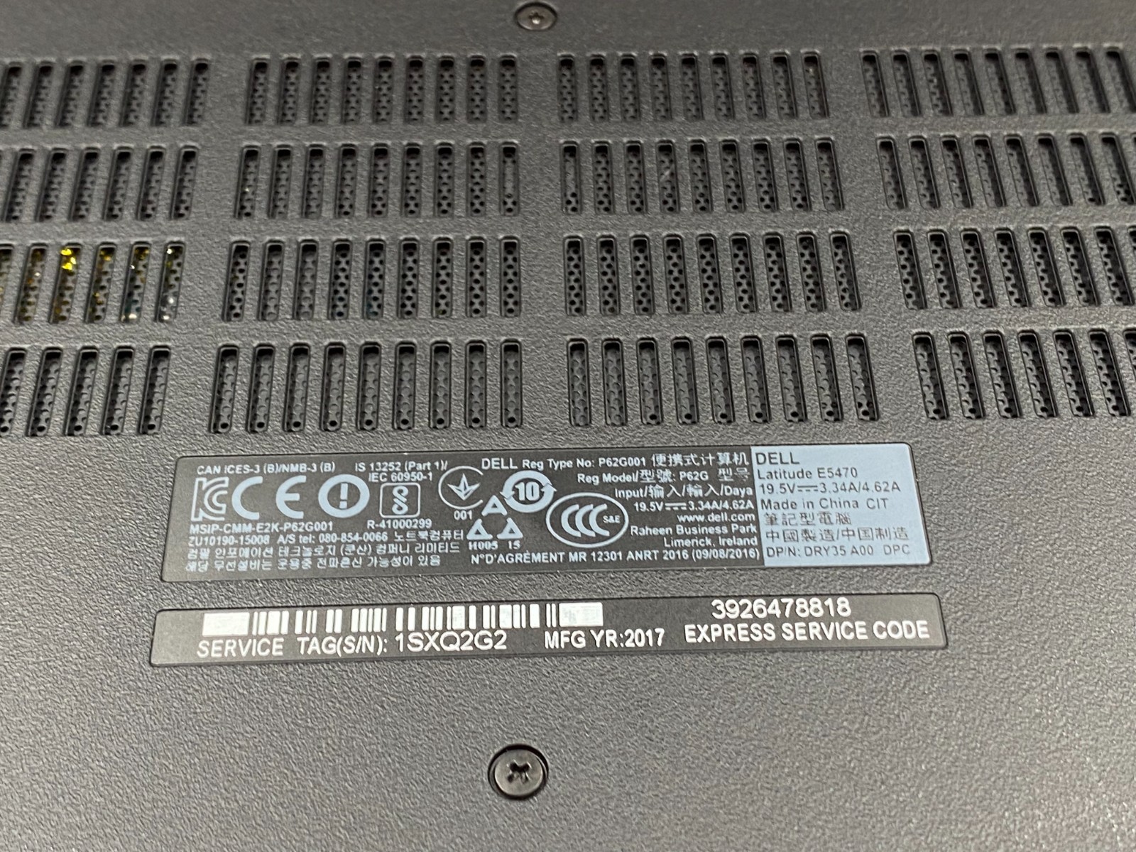 DELL LATITUDE E5470 14″ i5-6200U 8GB RAM 256GB SSD WINDOWS 11 PRO + BATTERY GOOD