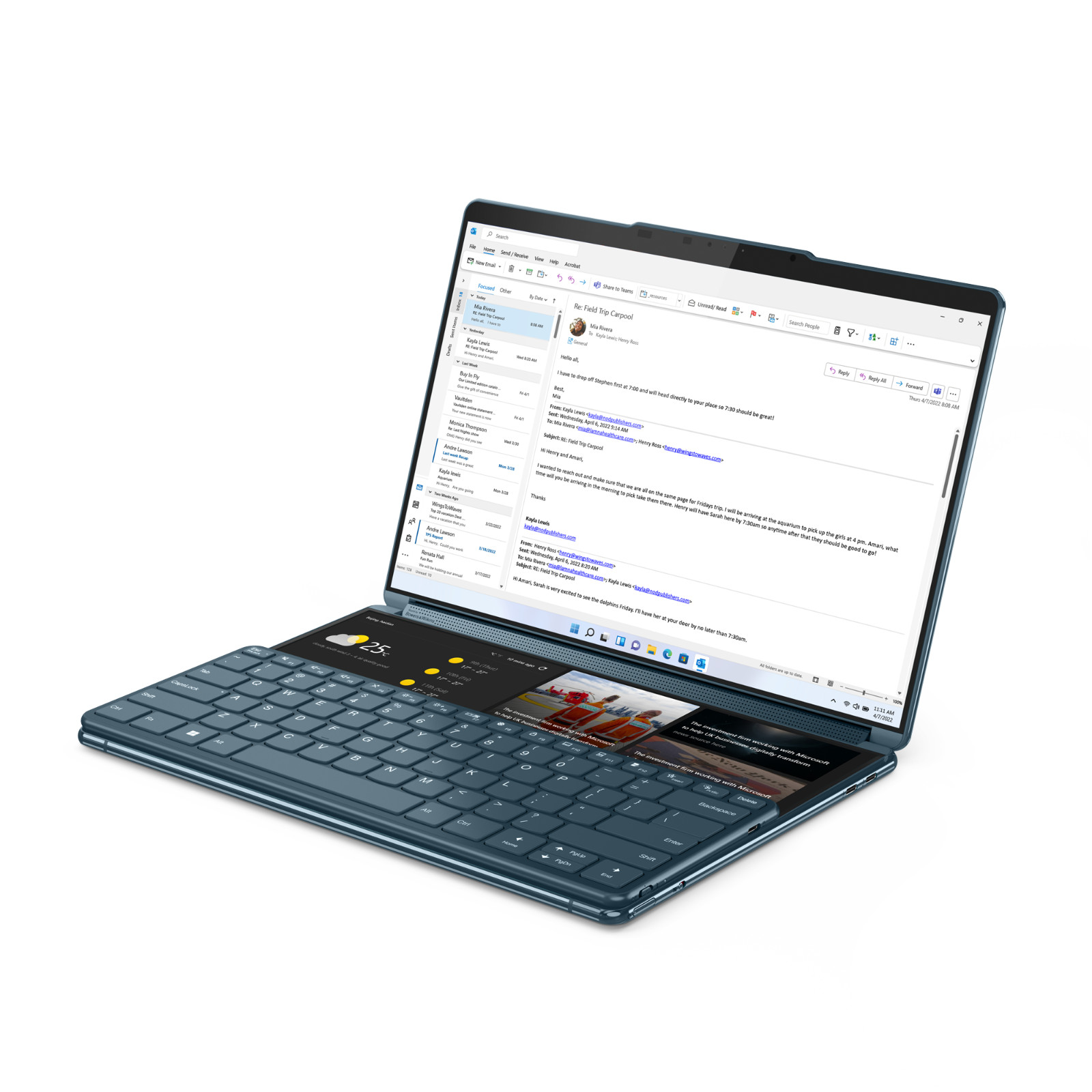 LENOVO YOGA BOOK 9i 32GB DUAL DISPLAY TOUCH U7-155U 1TB PEN ENGLISH ITALY FRENCH