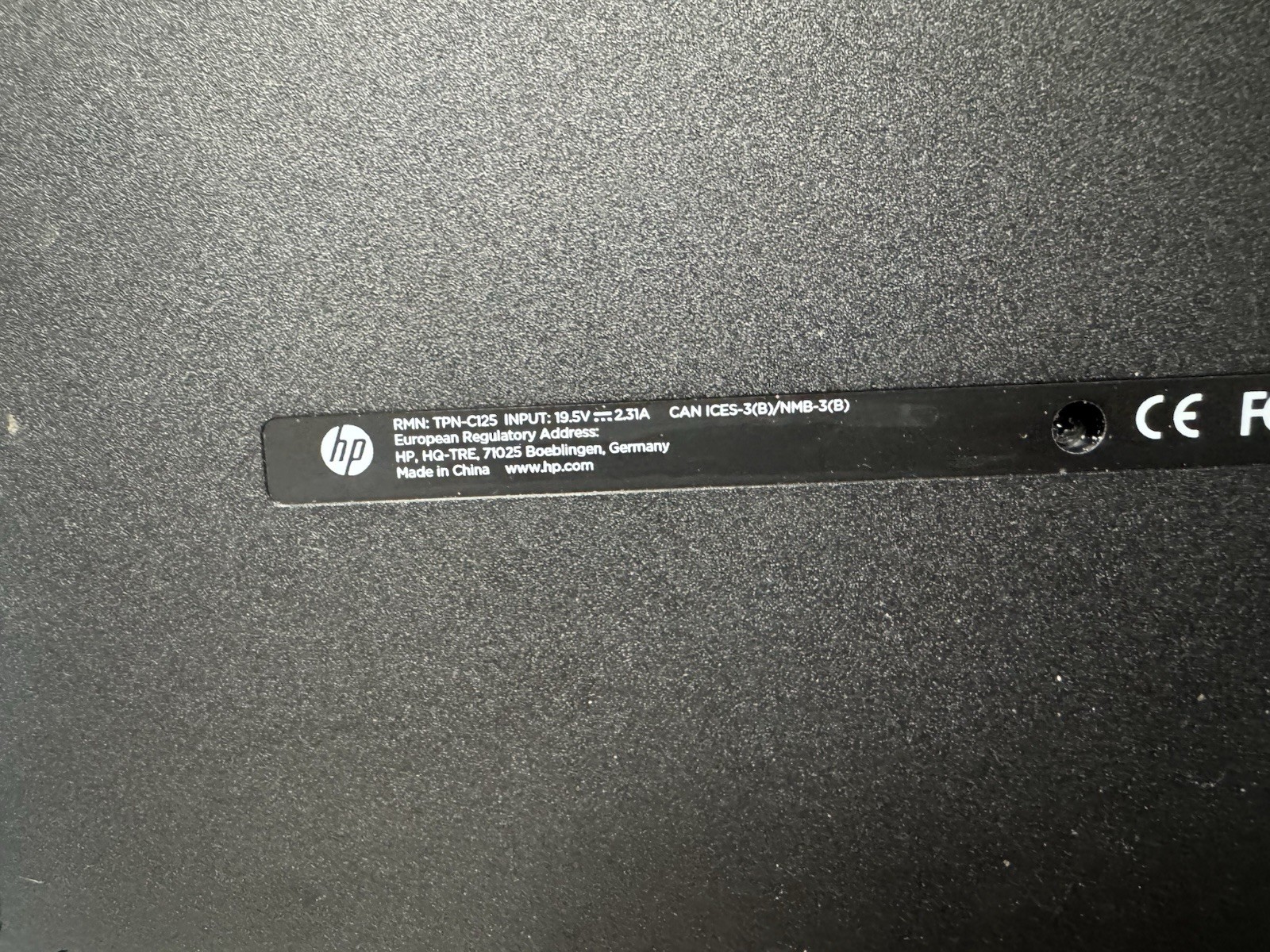 HP 15-AC163NR i3-5005U 6GB RAM 750GB HDD Touchpad Issue No Charger