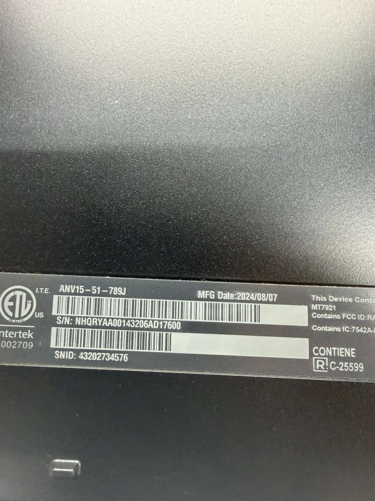 Acer Nitro V 15 (model N23Q22)