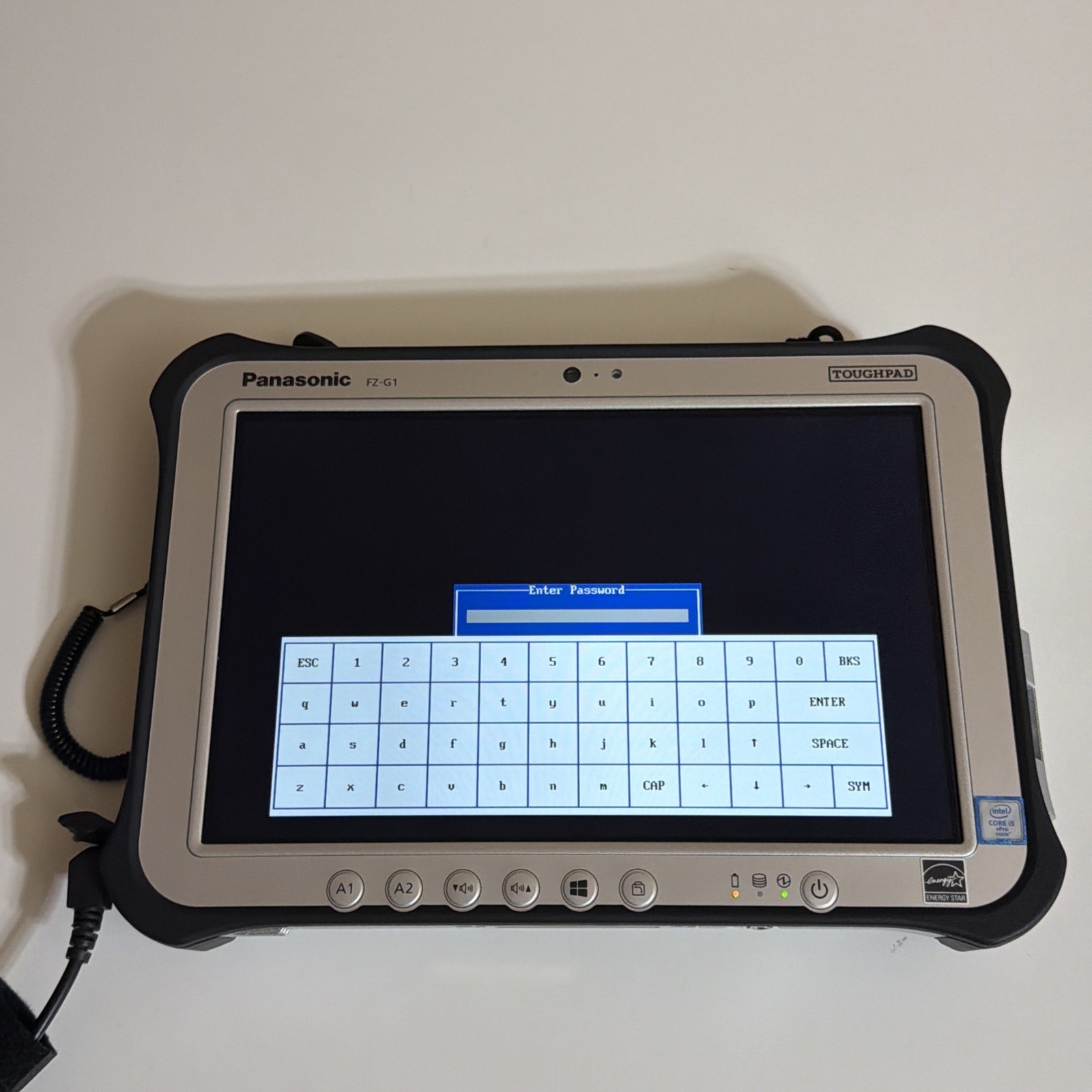 Panasonic Toughpad FZ-G1 MK1 Core i5 vPro locked please read description