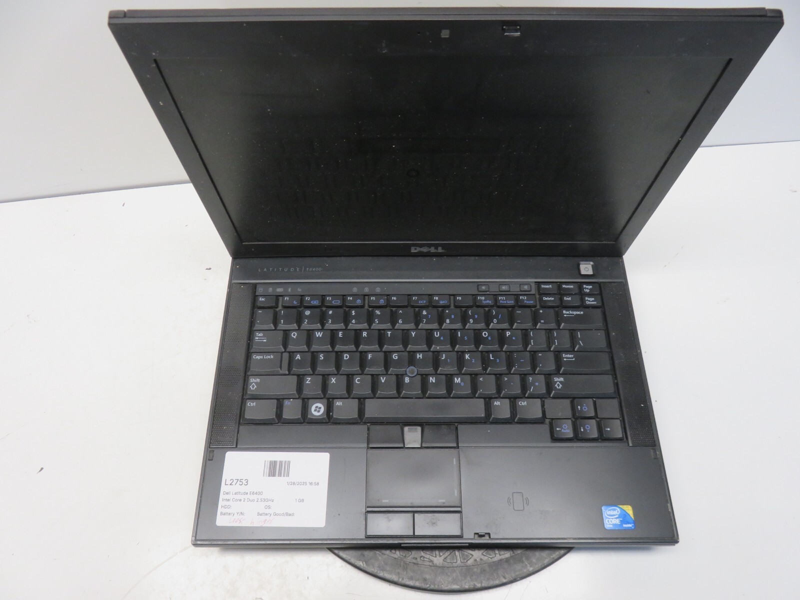 Dell Latitude E6400 Intel Core 2 Duo 2.53GHz 1 GB NO HDD No Batt