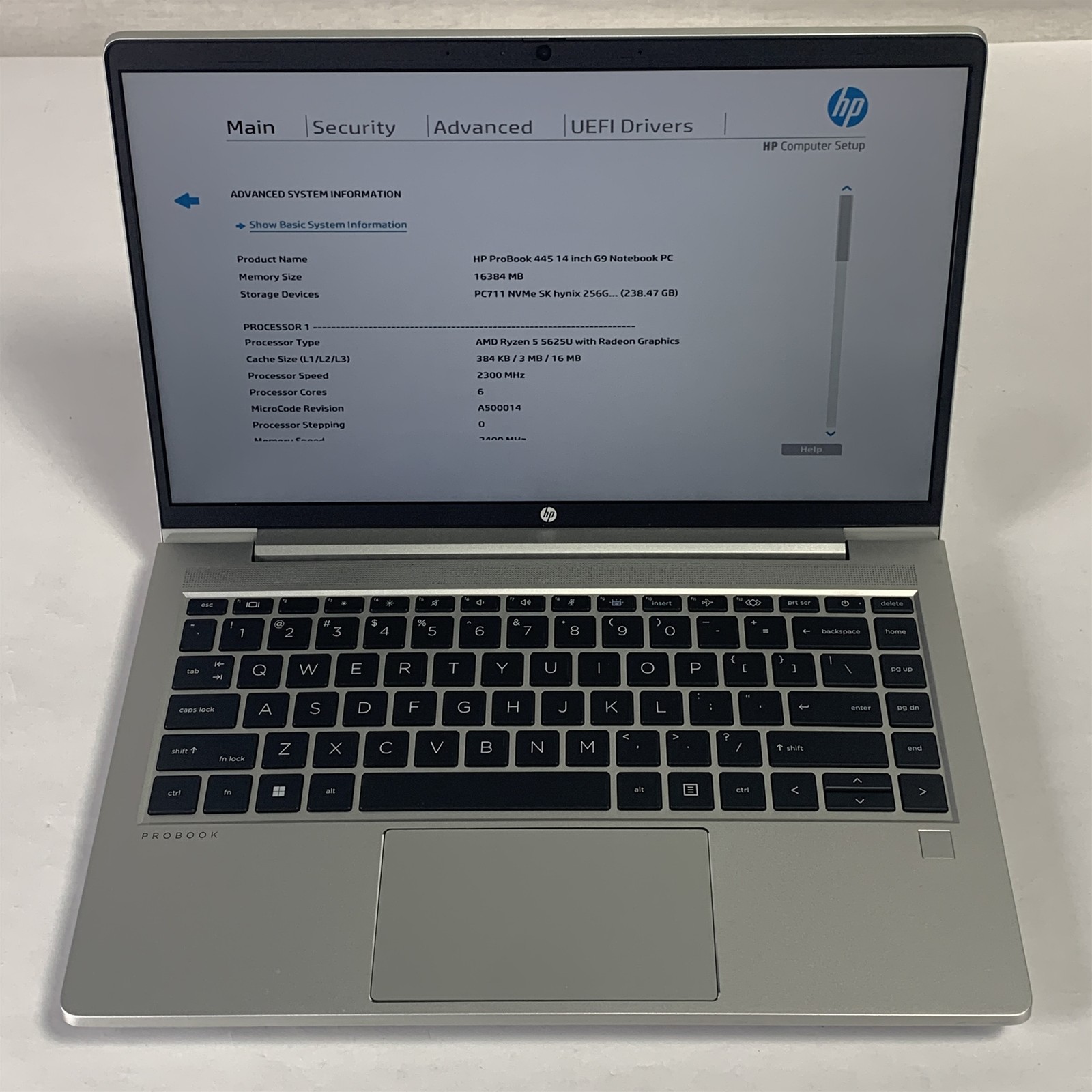 HP ProBook 445 G9 14″ Laptop Ryzen 5 5625U 2.3GHz 16GB 256GB NVMe SSD – Win11