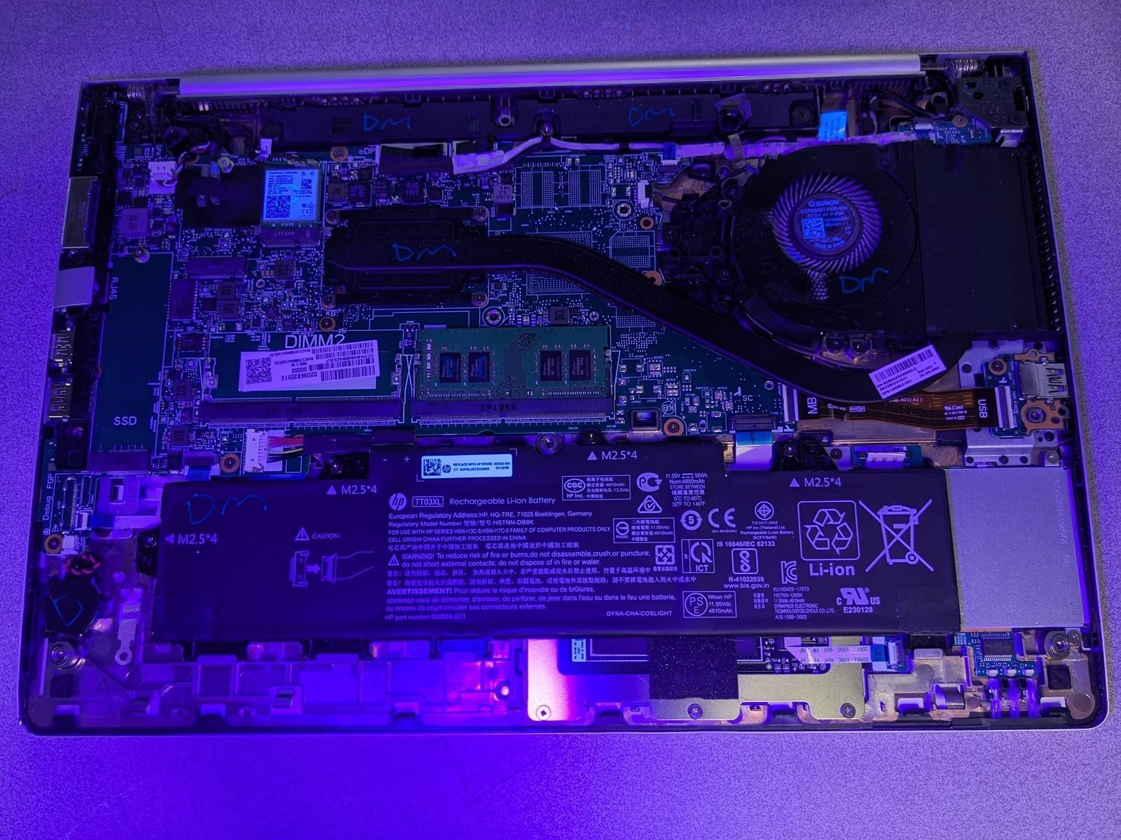 HP ELITEBOOK 850 G6 i7-8565U @ 1.80GHz, 8GB RAM, NO HDD/OS – (FOR PARTS)