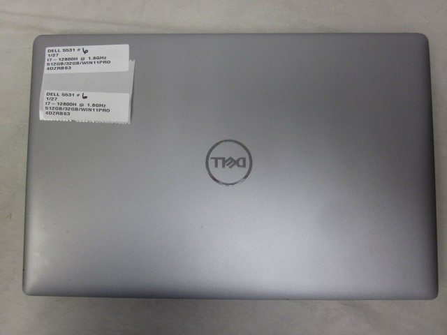 Dell Latitude 5531 I7-12800H @ 1.8GHz 512GB 32GB WIN11PRO TOUCH *WNTY 1/27* #6