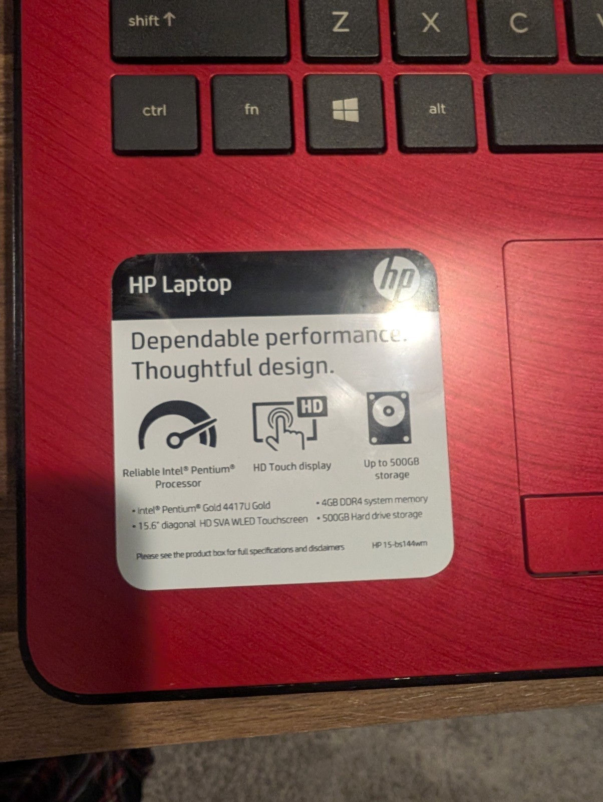 HP 15-bs144wm Laptop 15.6″ Pentium 4417U 2.3GHz,4GBRAM 500GBHDDPARTSDESCRIPTION