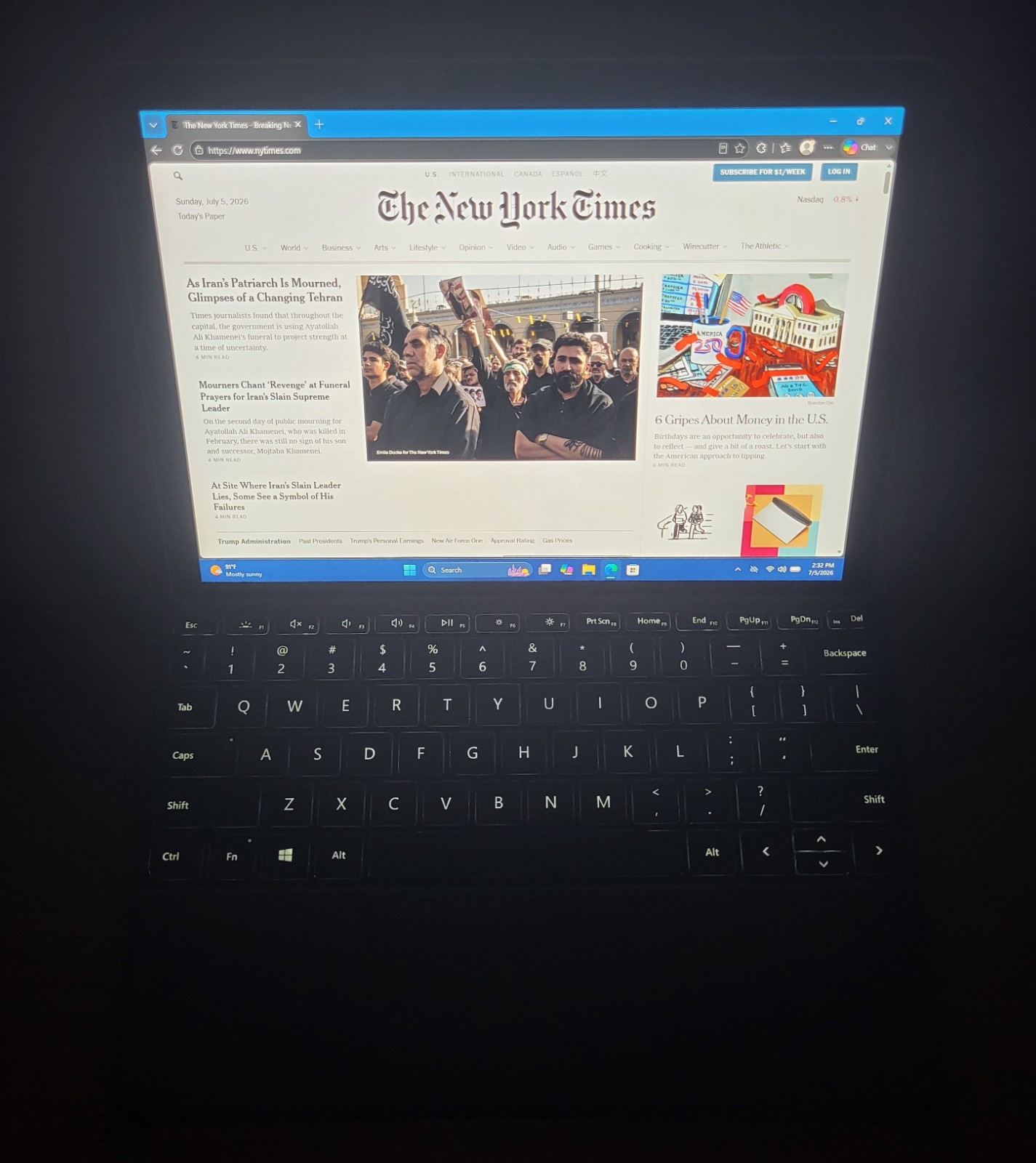 Microsoft Surface Go 4 Business N200 8GB 128GB w/ Type Cover Battery Health 96%
