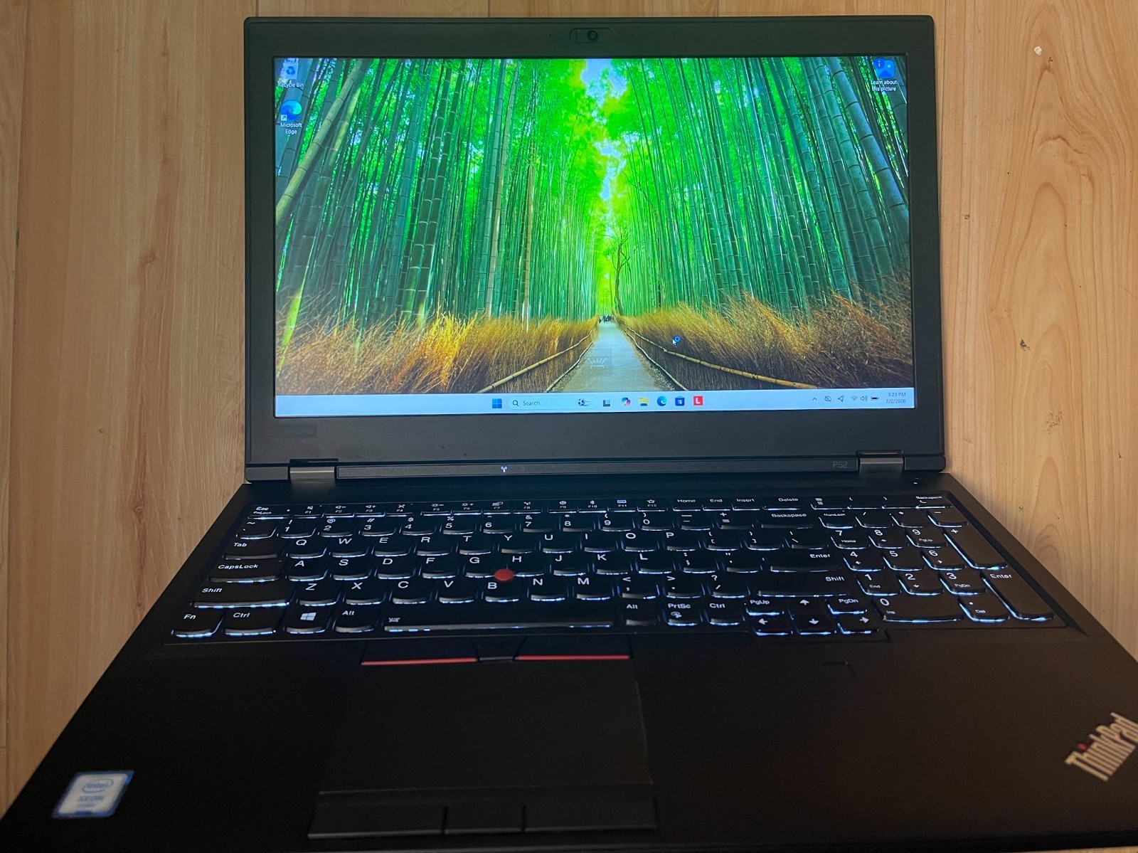 Lenovo ThinkPad P52 15.6″ 1920×1080 FHD Xeon E-2176M 32GB 512GB P2000 Wi-Fi 6E
