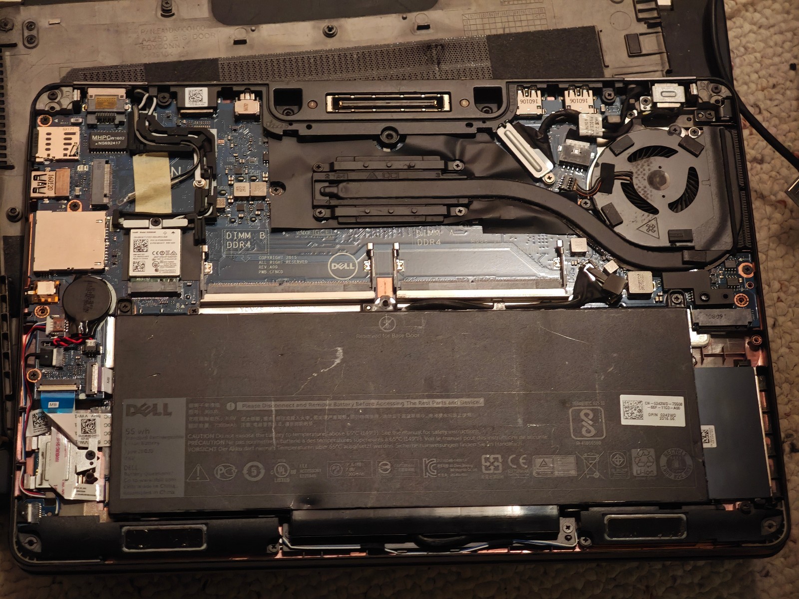 Dell Latitude E7270 P26S – NO BOOT DRIVE/RAM, Intel i7-6600U