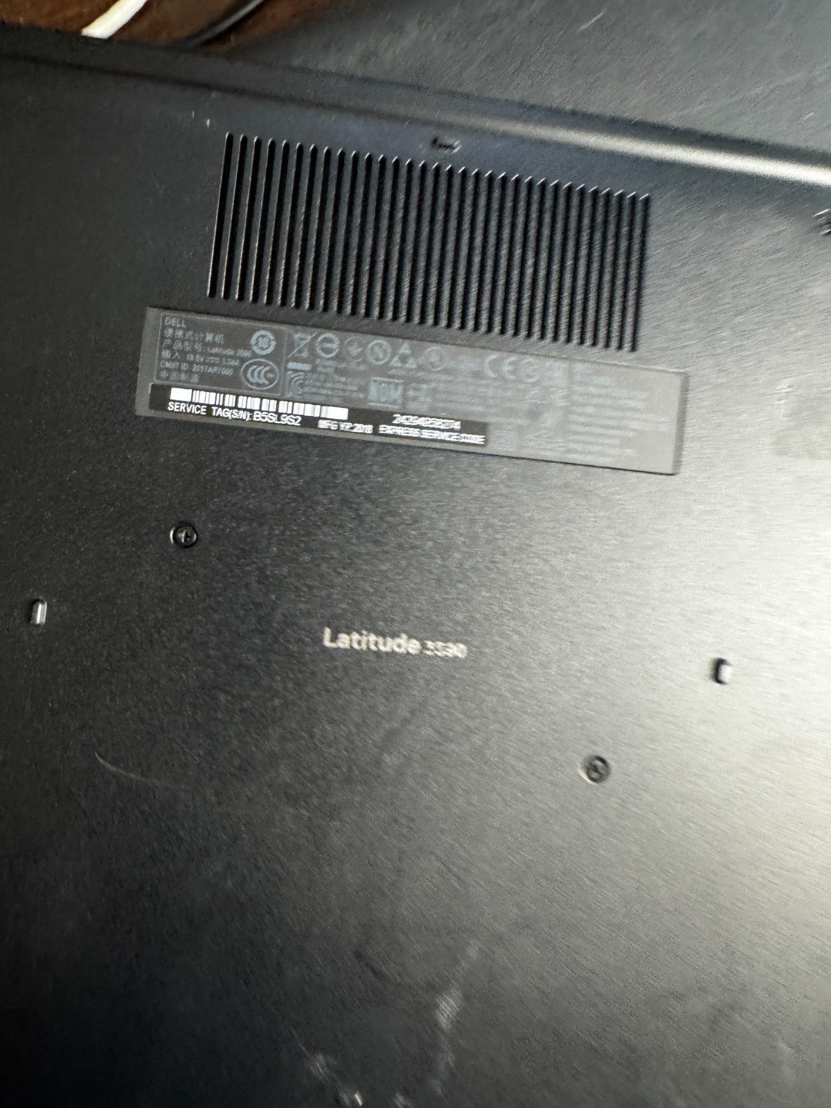 Dell Latitude 3590 Laptop for Parts/Repair #6157