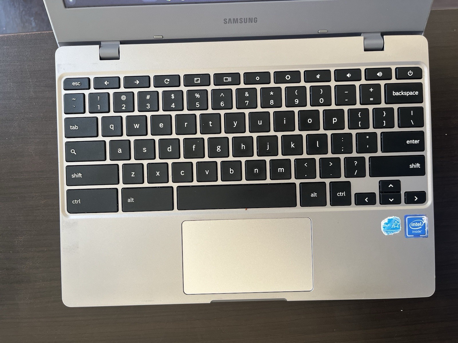 Samsung Chromebook 11-11.9in Intel Celeron Chrome OS Silver w/ Webcam