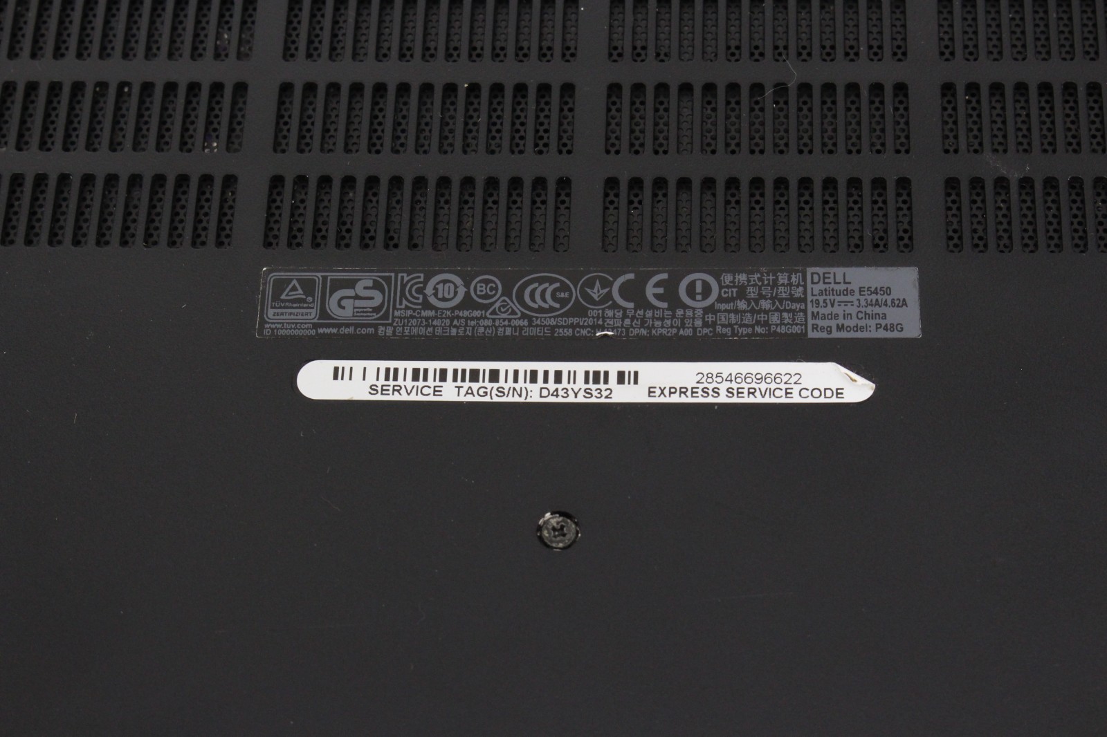 Dell Latitude E5450 14″ 128GB SSD 8GB RAM 2.3GHz i5-5300U Laptop; 6176013