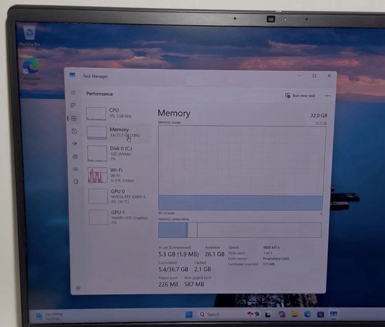 READ – Dell Precision 7670 16″ i7-12850HX 32GB 512GB RTX A2000