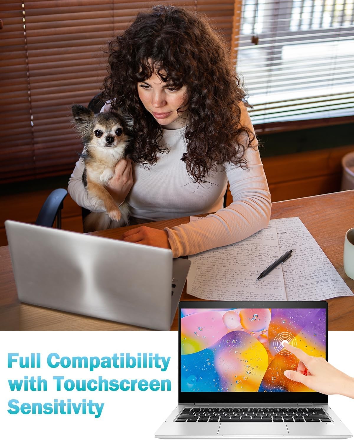 15.6 Inch Laptop Crystal Clear Screen Protector Compatible with HP/DELL/Asus/Ace
