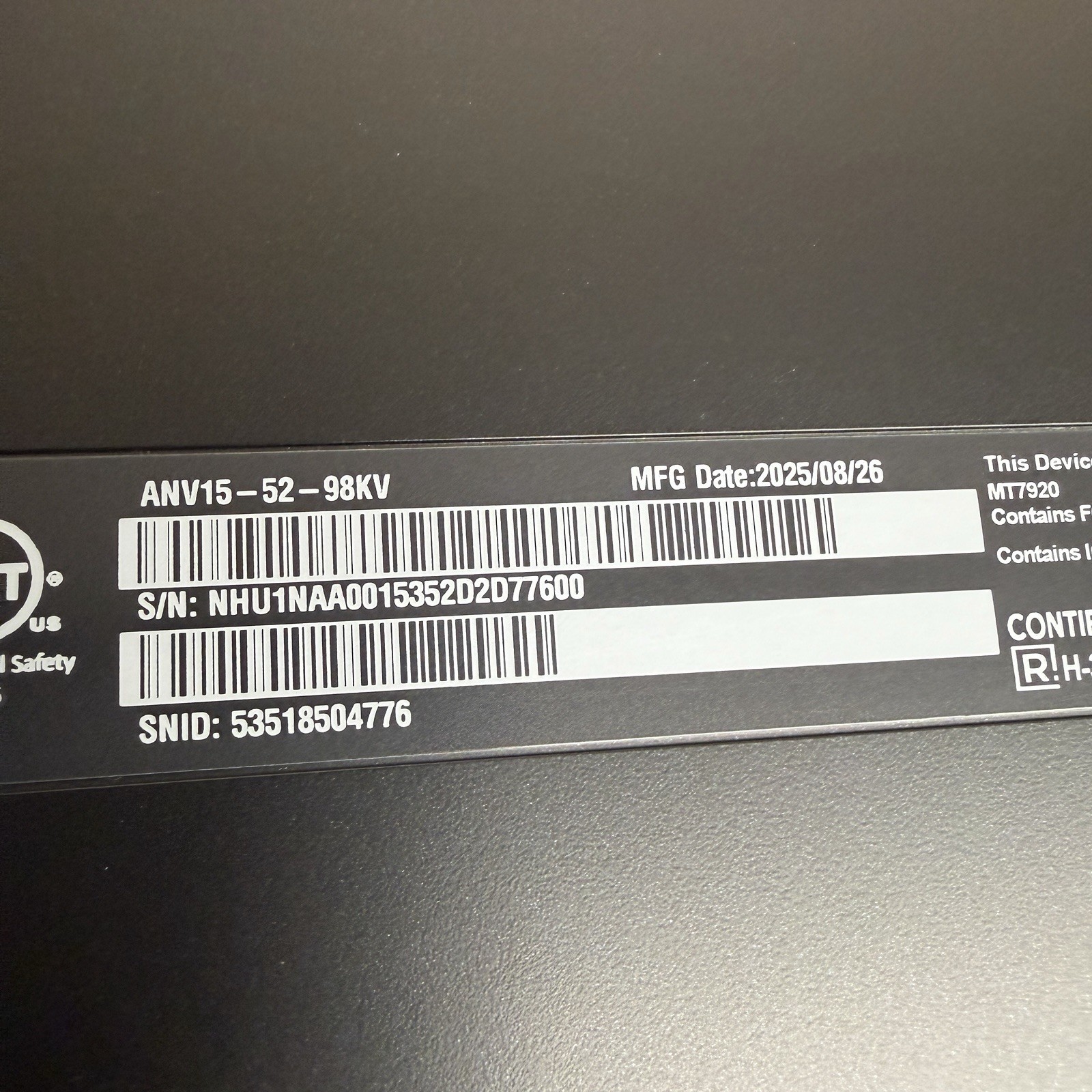 Acer Nitro V 15 15.6″ i9-13900H RTX 5060 16GB RAM 1TB SSD – NEVER USED 0 Cycles