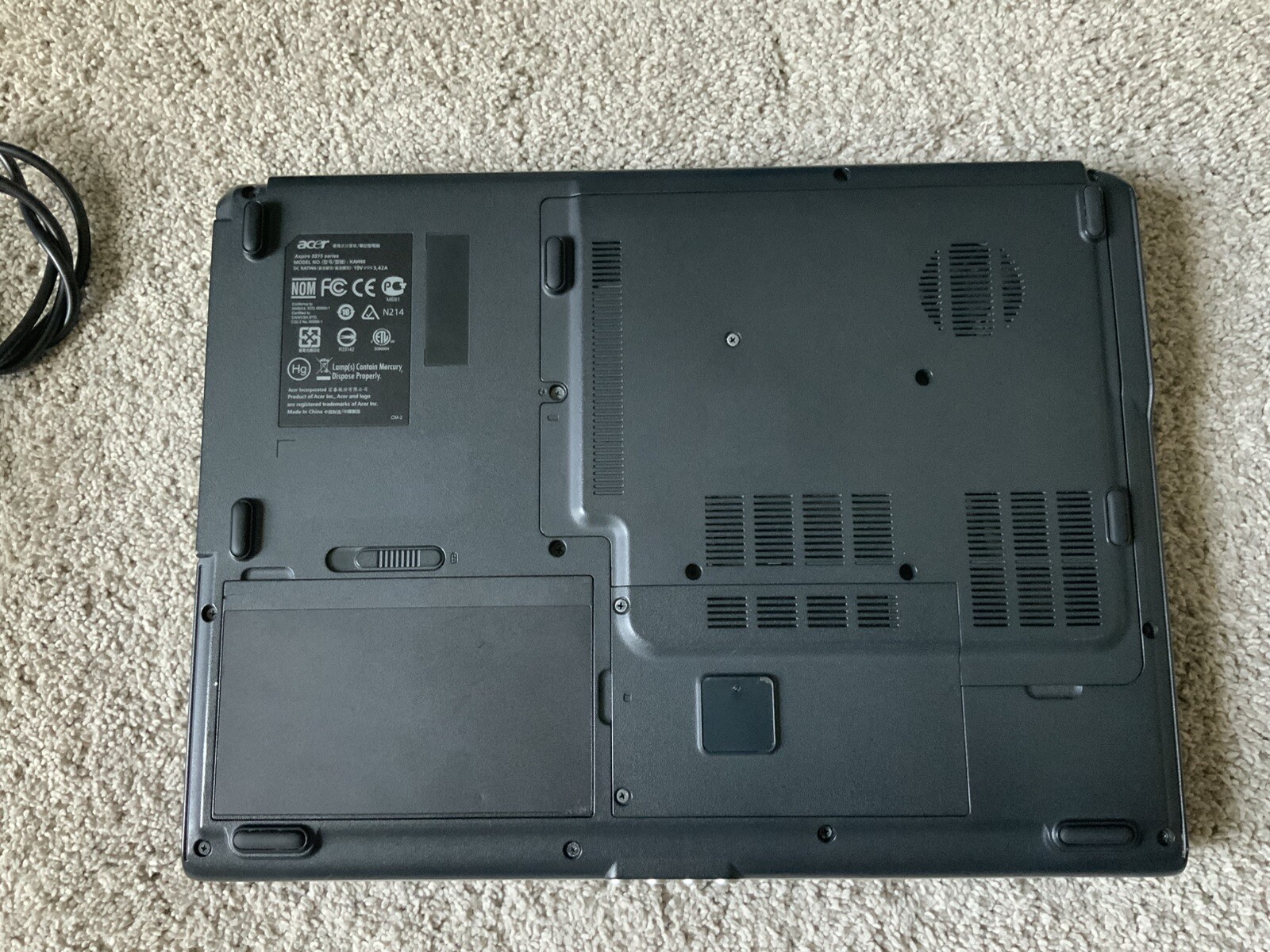 Acer Aspire KAW60 Laptop – Stuck on “Just a Moment” Screen – For Parts/Repair