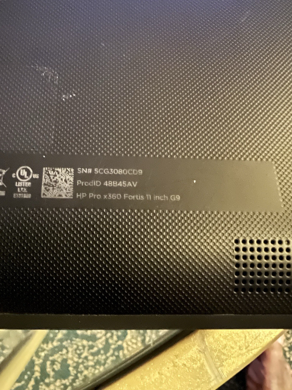 HP Pro Fortis 11 G9 Notebook X360 2in1 Intel N6000 8GB RAM 256GB SSD No Win