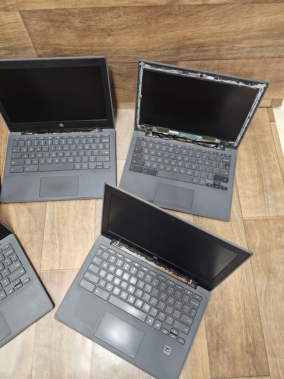 Lot of 10 HP Chromebook 11A G8 EE 11.6″ A4-9120C 4GB 32GB Parts Repair Locked
