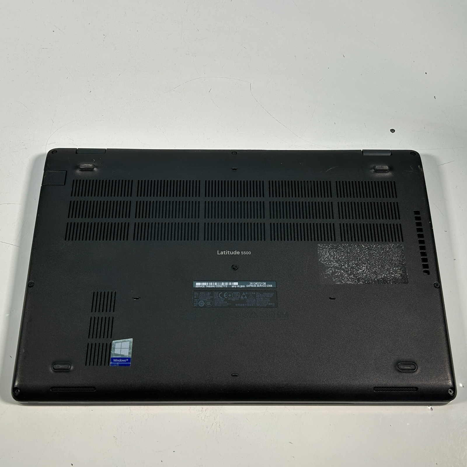 Dell Latitude 5500 Intel Core i7-8665U 1.90GHz 16GB RAM No Storage Drive/OS Used