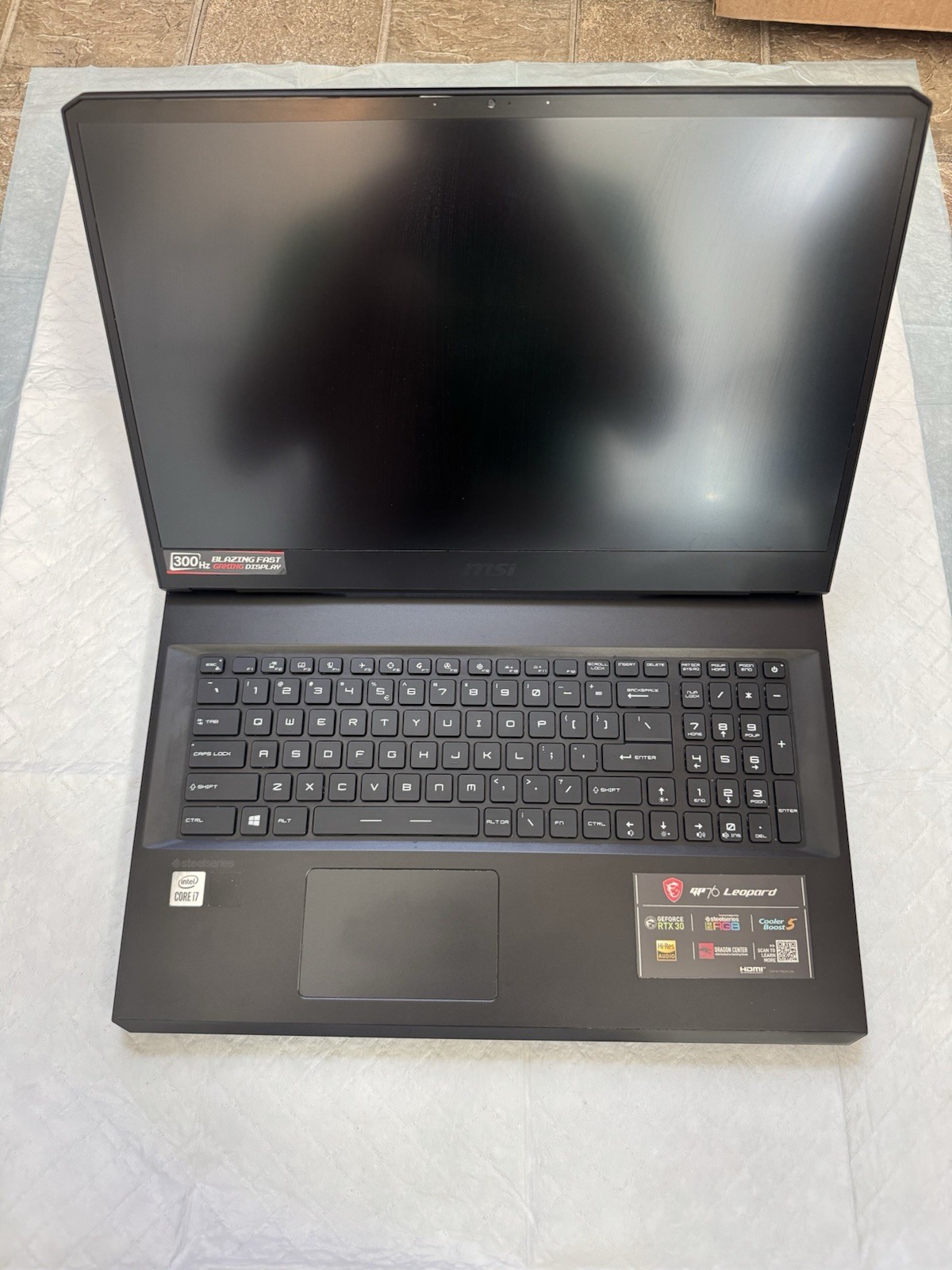 Gaming Laptop MSI GP76 Leopard – i7, RTX 3070, 32GB, 1TB SSD, 300HZ, Win11Pro