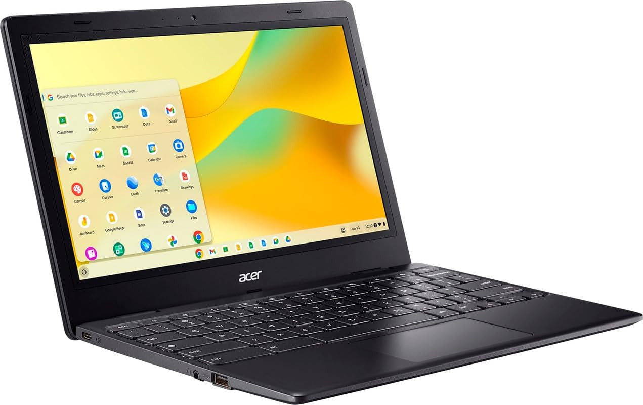 311 Chromebook 2025 Flagship Slim Light Laptop, 11.6″ HD Display, Dual-Core Inte