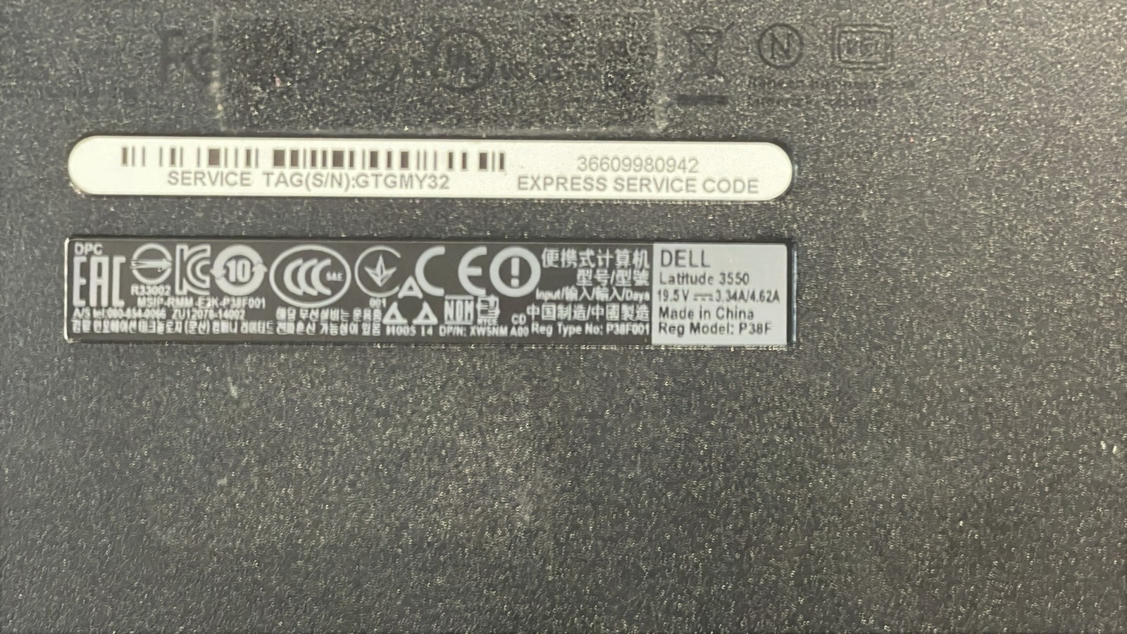 Dell Latitude 3550 15.6″ Laptop Intel Core i5 Processor Gray