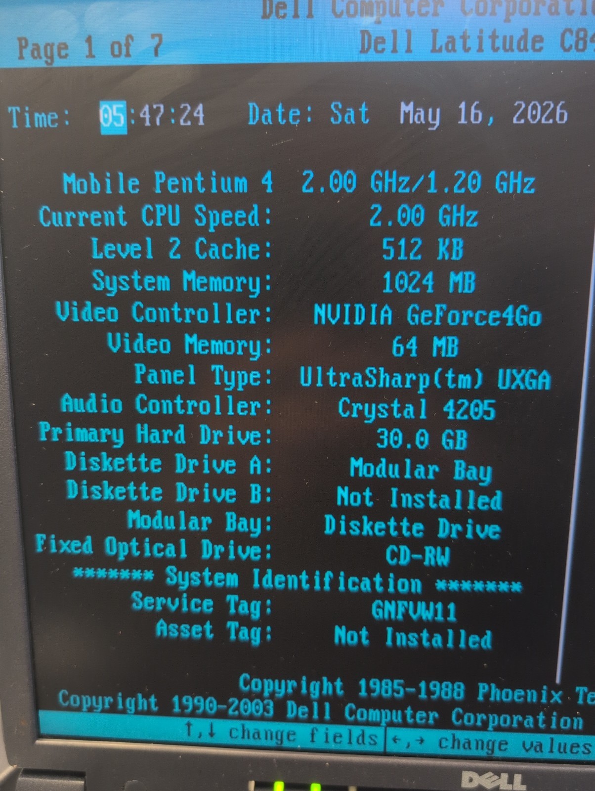 🔥NICE Dell Latitude C840 15″ Laptop Pentium4 2.0GHz /1GB RAM /30GB HDD/WinXP –