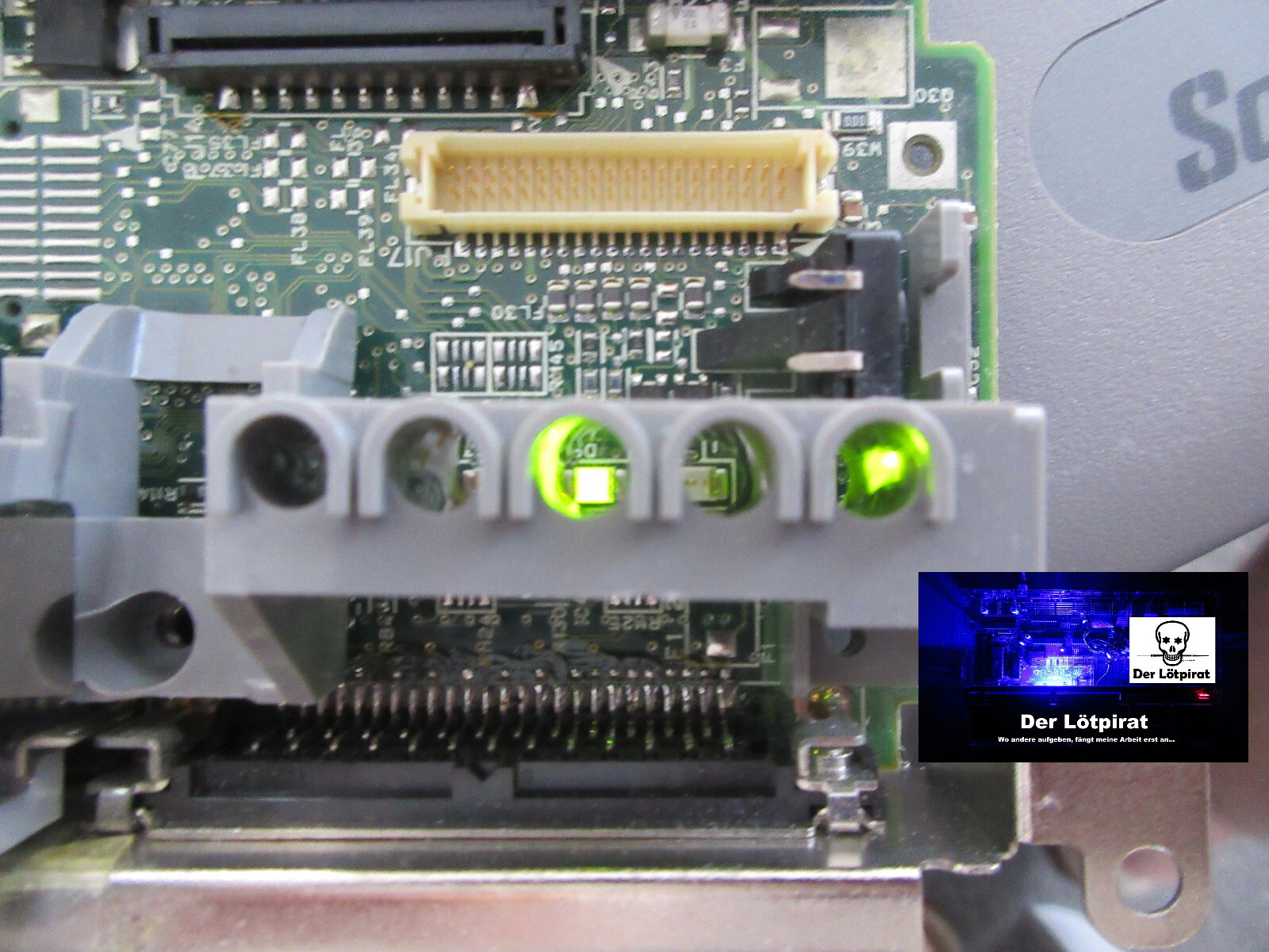 Toshiba T2110CS Spare Part: 486 Motherboard Intel DX4-75Mhz, 4MB + PSU 💯%ig
