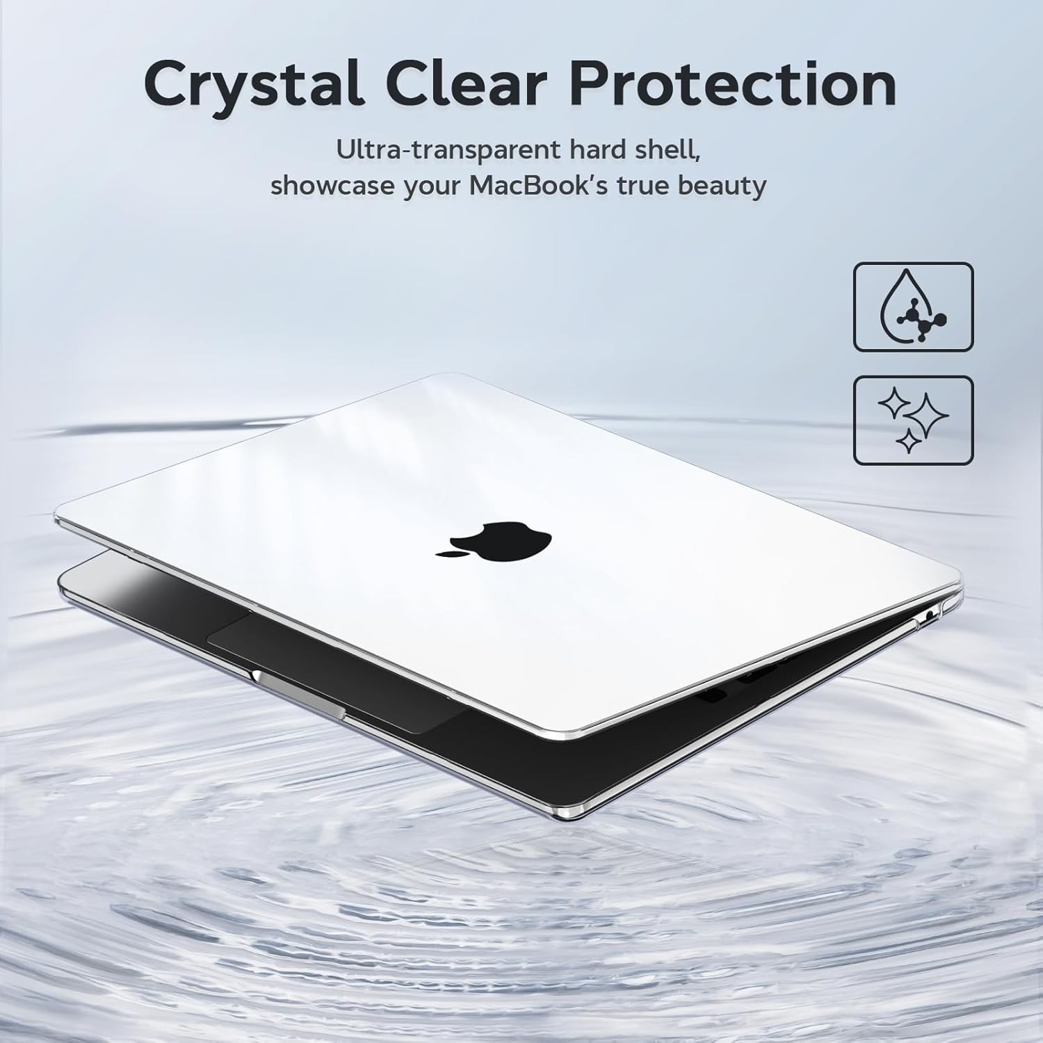 Compatible with MacBook Pro 16 inch Case 2020 2019 Release A2141, Clear Hard She