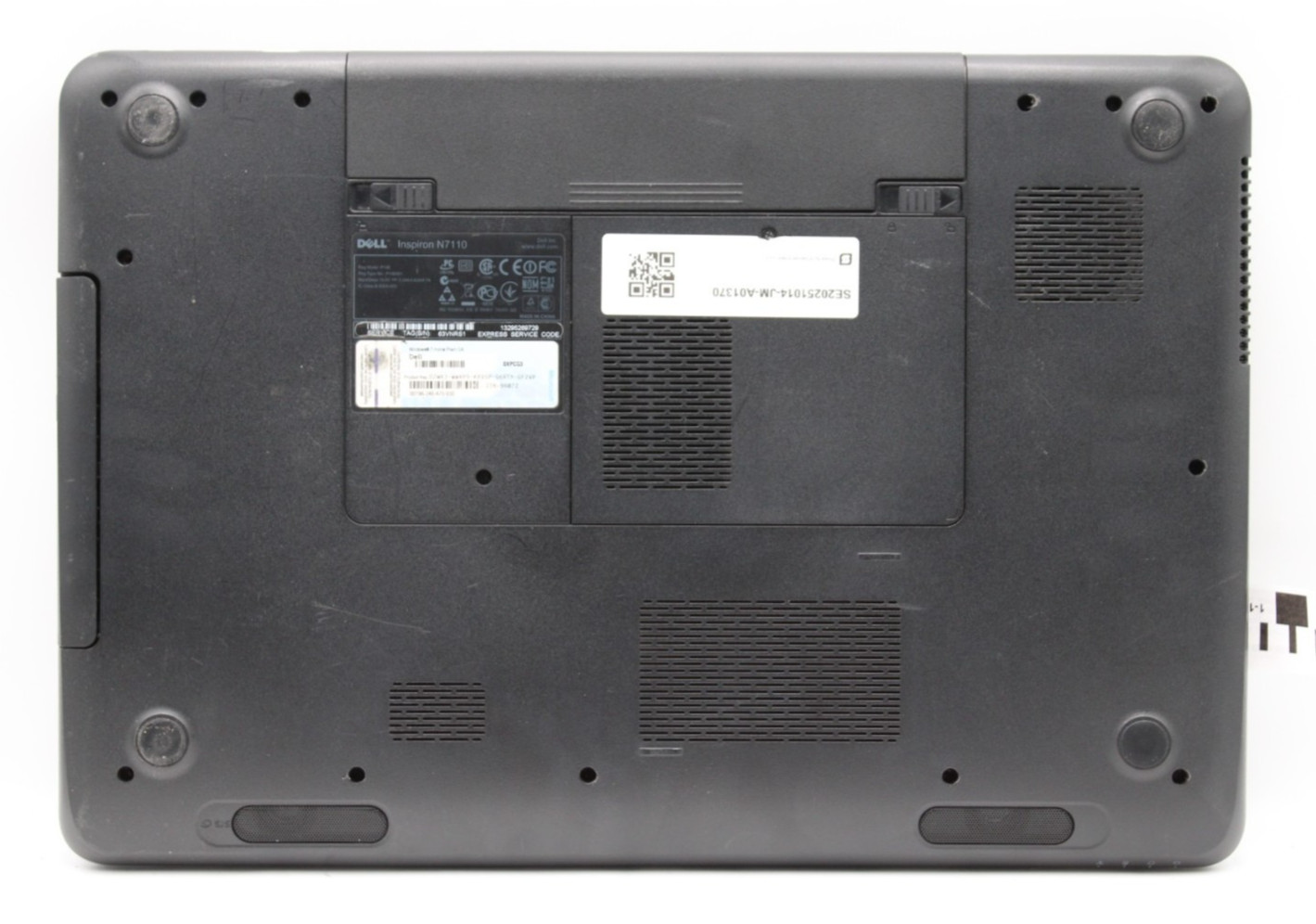 Dell Inspiron N7110 i5-2450M@2.5GHz 8GB DDR3 NO STORAGE OR OS *USED/TESTED*