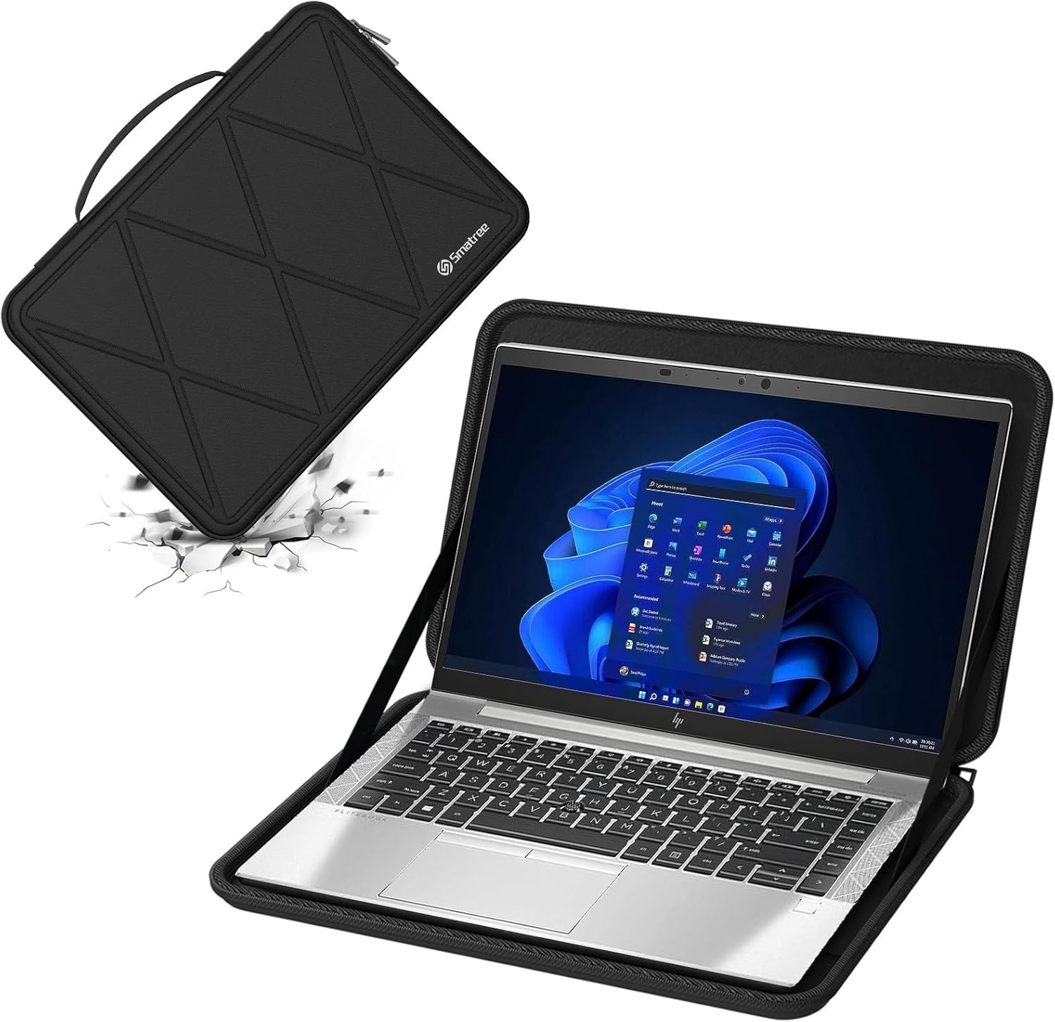 Waterproof and Anti-Shock Sleeve Case for 14 inch HP Laptop, Protective Bag