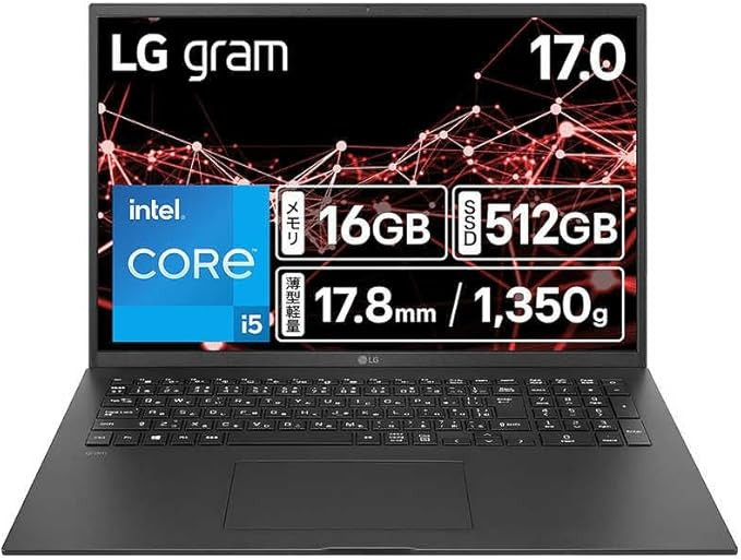 LG Gram 17″ Laptop Intel 13th Gen i5-1334U 4.5GHz 16GB RAM 512GB NVMe Xe 17Z90RU