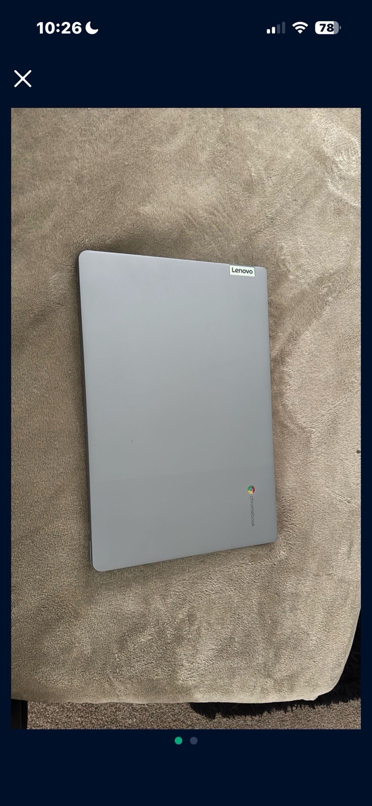 Lenovo IdeaPad 3i Chromebook 15.6″ FHD Intel Celeron 4GB RAM 64GB eMMC Gray