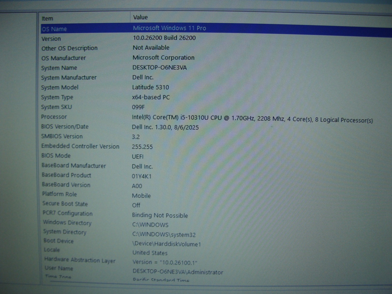 Dell Latitude 5310 13.3″ HD i5-10310U 1.7GHz 16GB 256GB Windows 11Pro +Charger