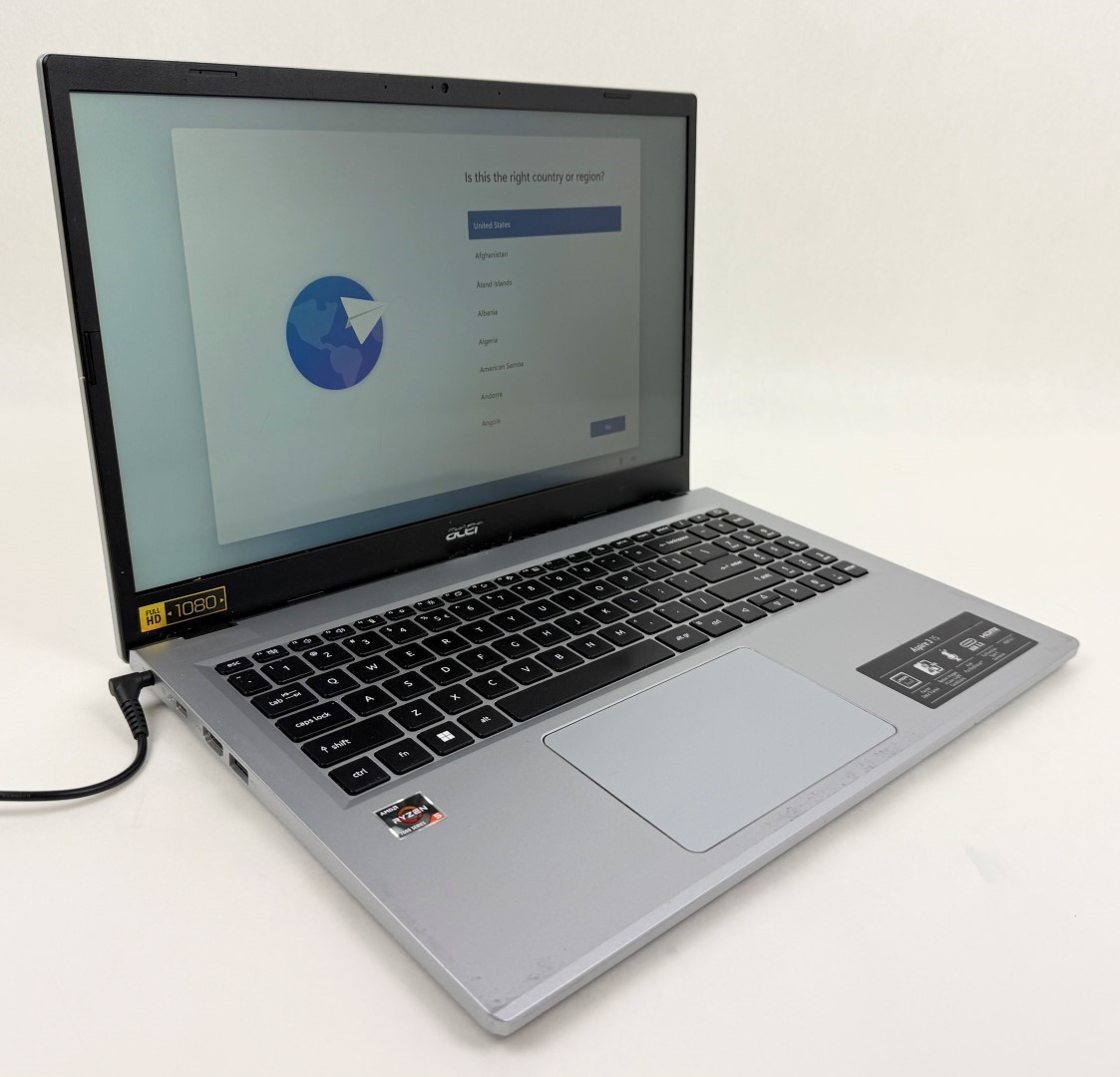 Acer Aspire 3 A315-24PT 15.6″ FHD Touch Ryzen 5 7520U 16GB 128GB SSD W11H – Read