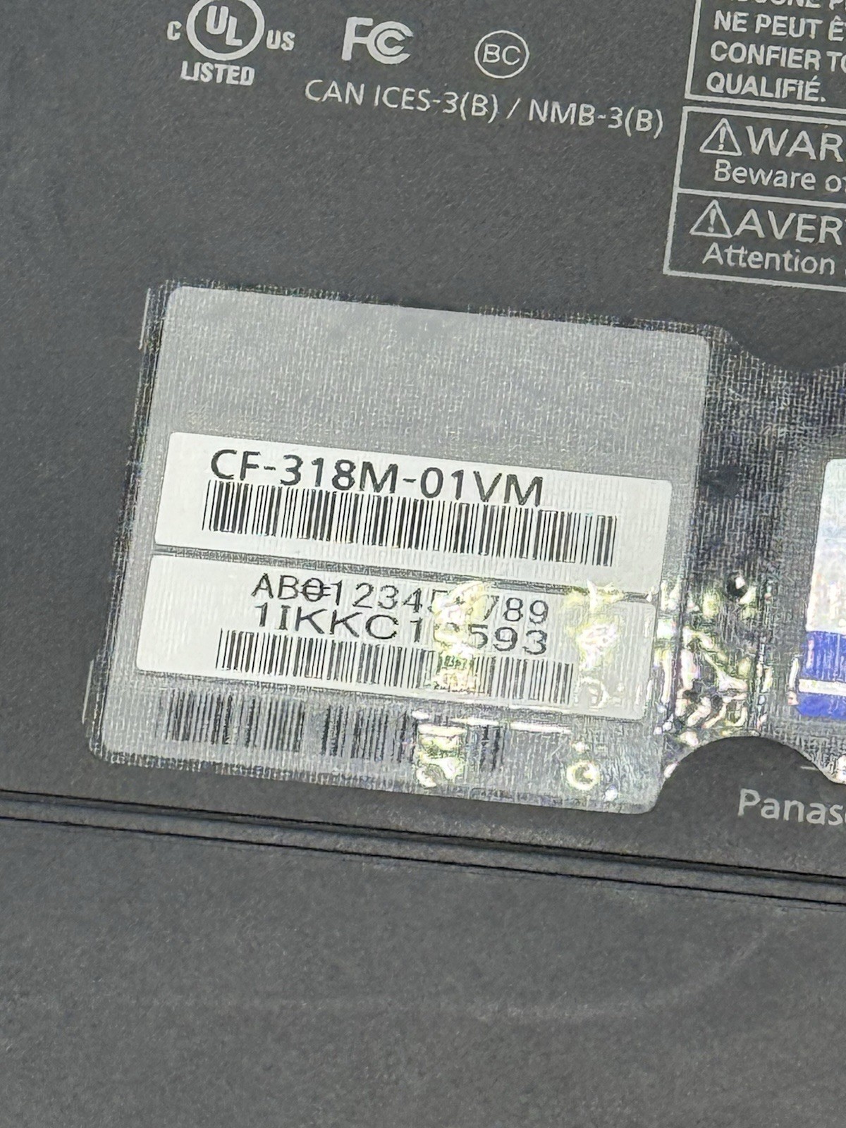 Panasonic Toughbook CF31 13.1” Touch i5-7300U 8GB RAM 240GB SSD Win10P READ
