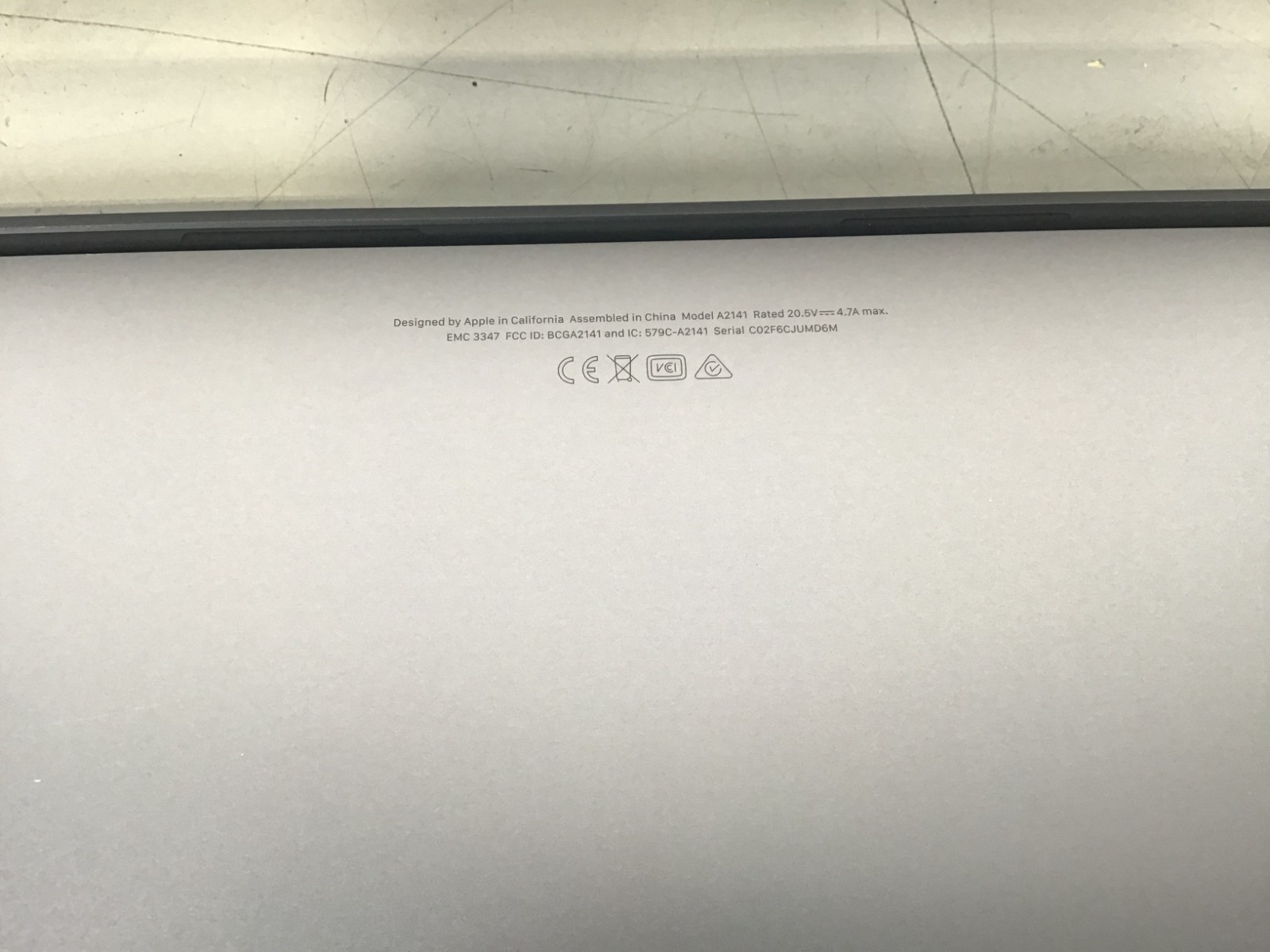 Lot of 2 Apple MacBook Pro 16″ A2141 i7-9750H 2.6GHz 16GB RAM 500B NVMe Gray~ II