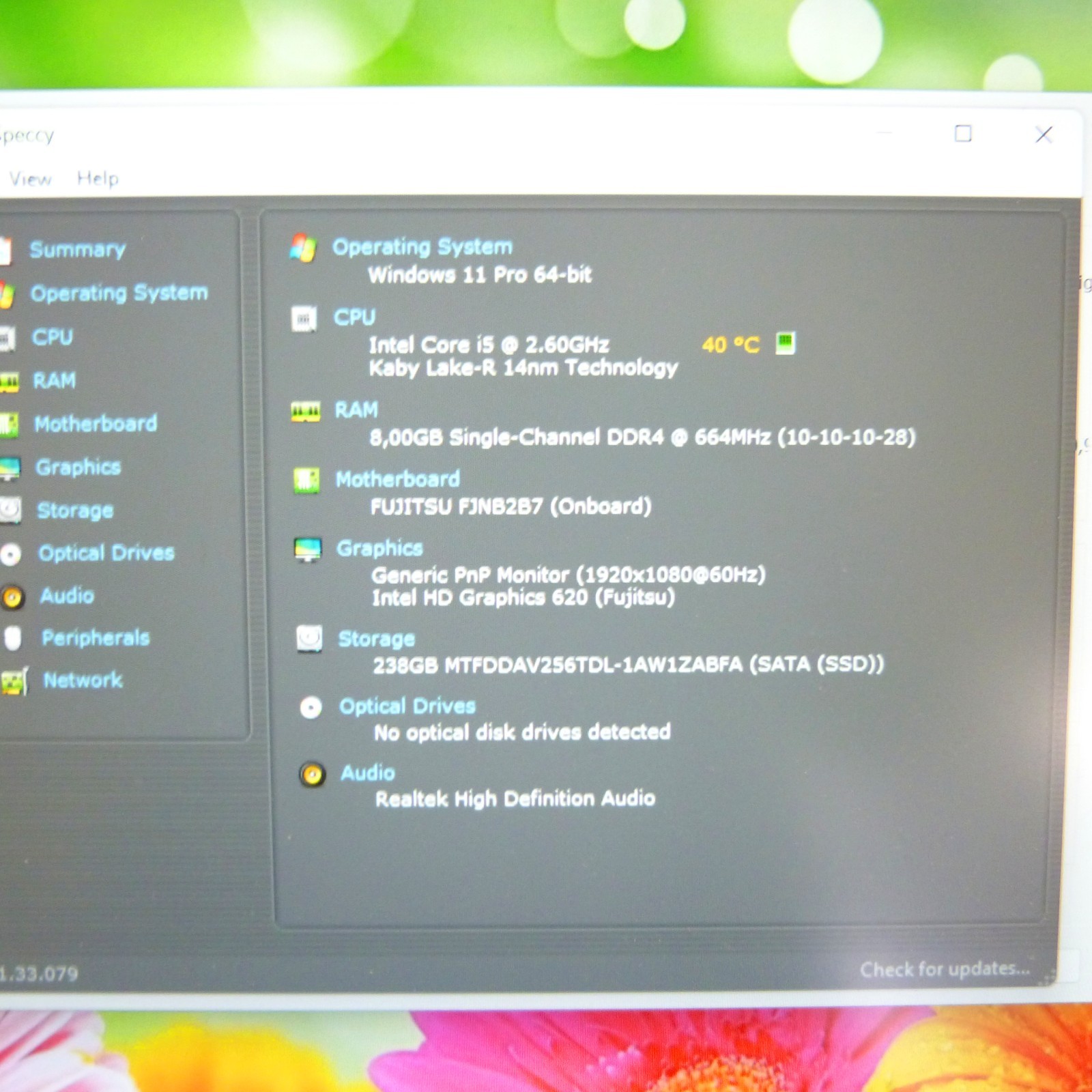 Fujitsu E548 14″ FHD AntiGlare l 8GB RAM NEW l SSD Windows 11 PRO HDMI USBC