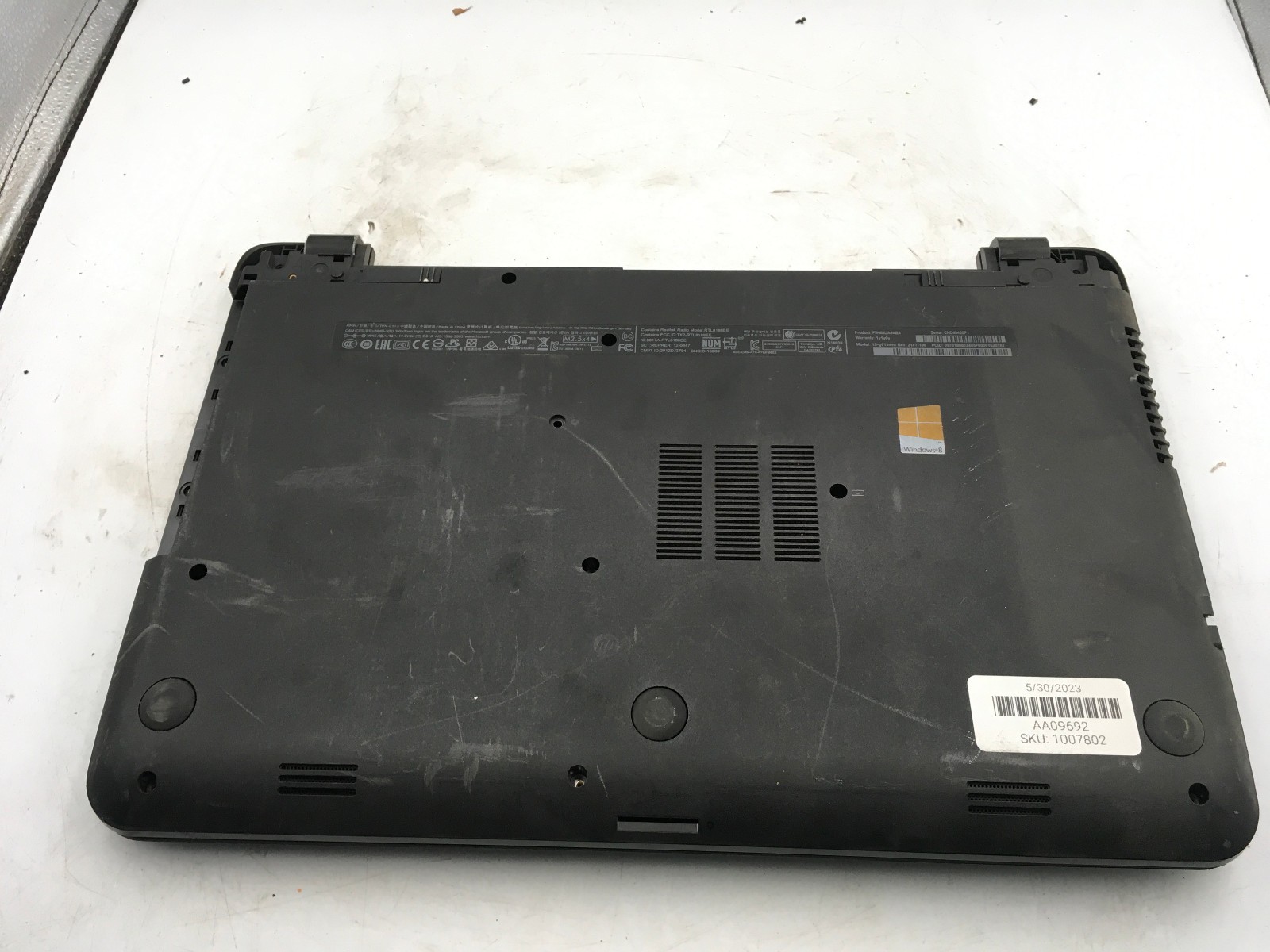 HP 15 G019WM – FOR PARTS/REPAIR – AMD E1-2100 – 4GB RAM – NO OS – 15″ – READ -BB
