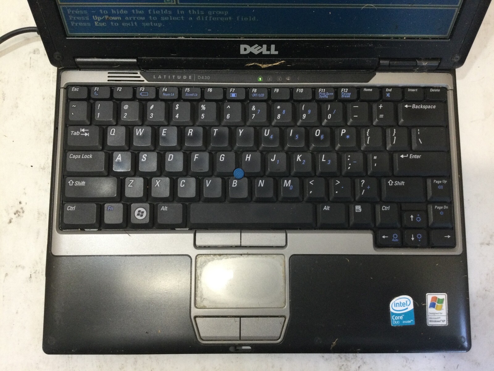 DELL LATITUDE D430 – INTEL CORE 2 DUO – 1GB RAM – BOOTS TO BIOS – READ DESC – BB