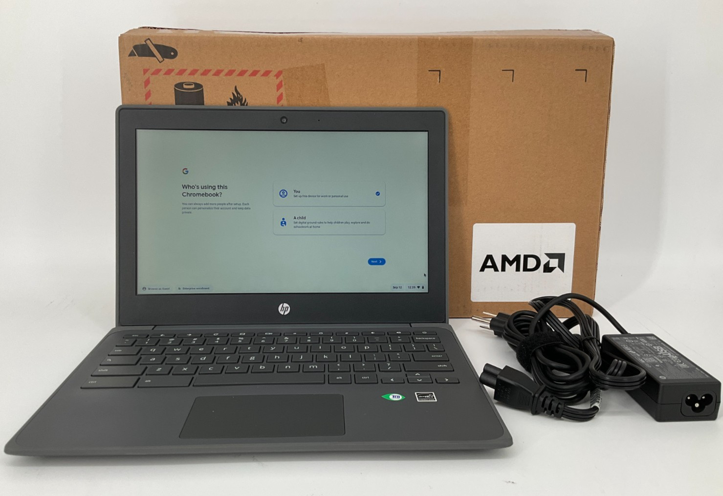 HP Chromebook 11A G8 A4-9120C 4GB 32GB WiFiAC 11.6W 16W64UT#ABA✨ NEW! ✨