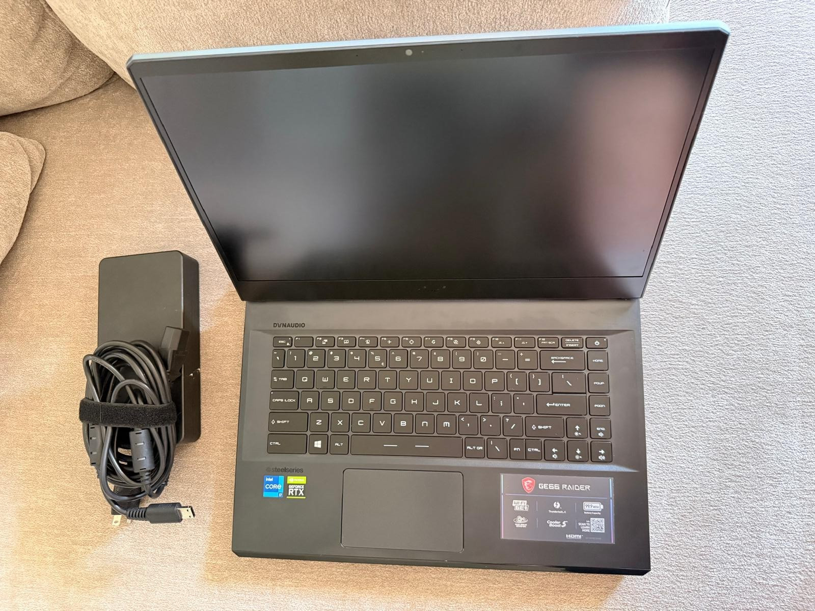 MSI GE66 Raider 15.6″QHD 240Hz i7 RTX 3070 16GB RAM 1.5TB Dual SSD Gaming Laptop