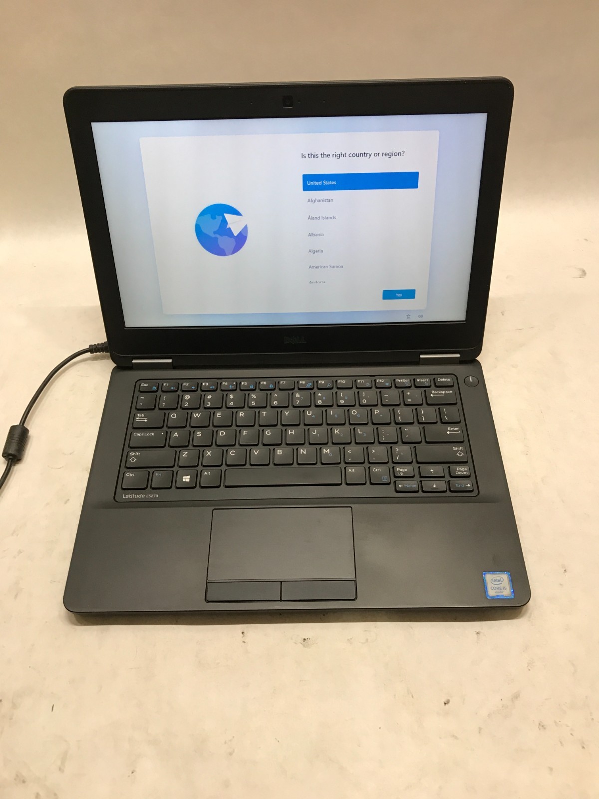 Dell Latitude E5270 12″ Intel Core i5 4GB RAM 128GB SSD Windows 11 NO BATTERY DW