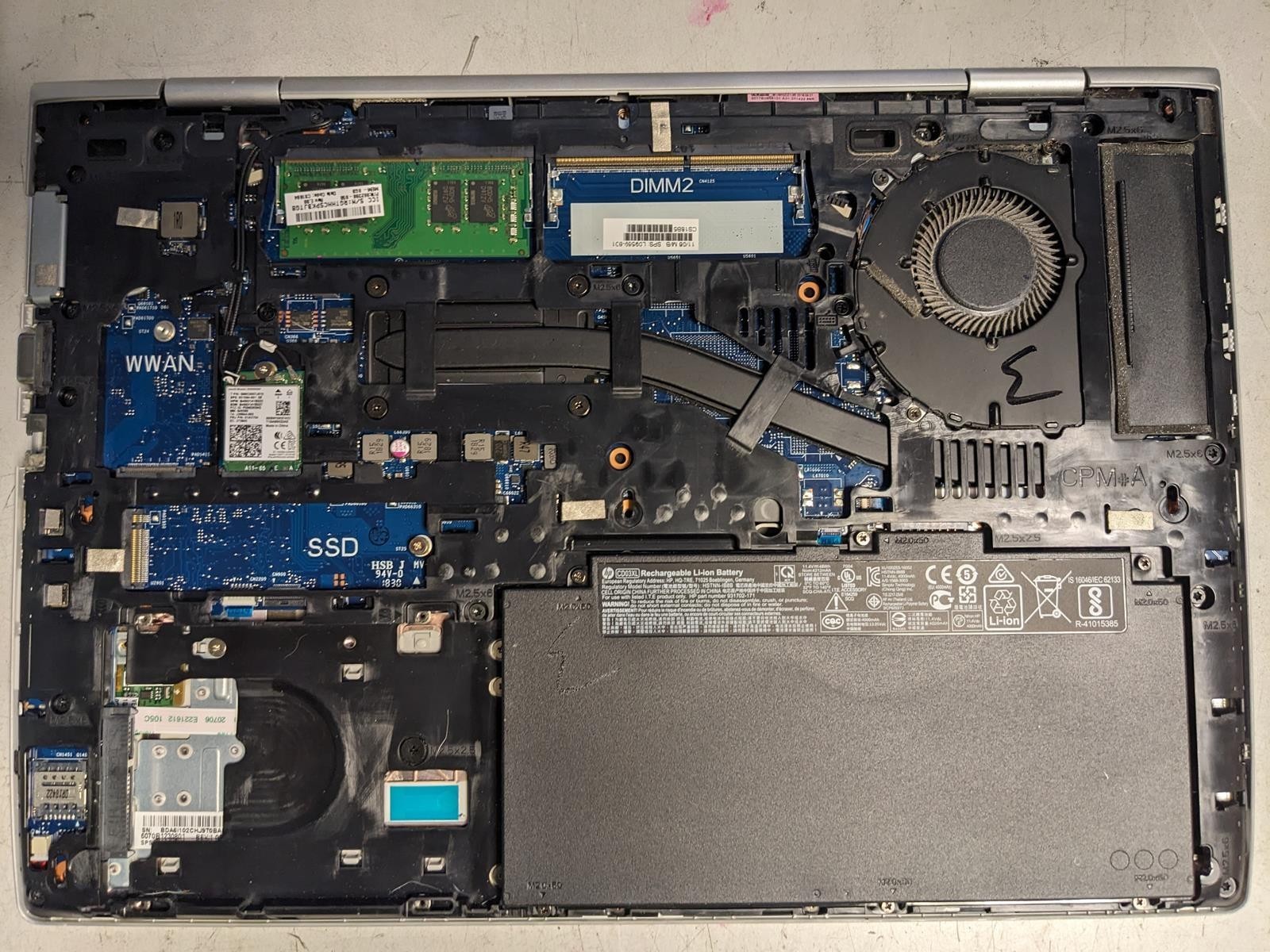 HP PROBOOK 640 G4 i5-8350U @ 1.7GHz, 8GB RAM, NO HDD/OS